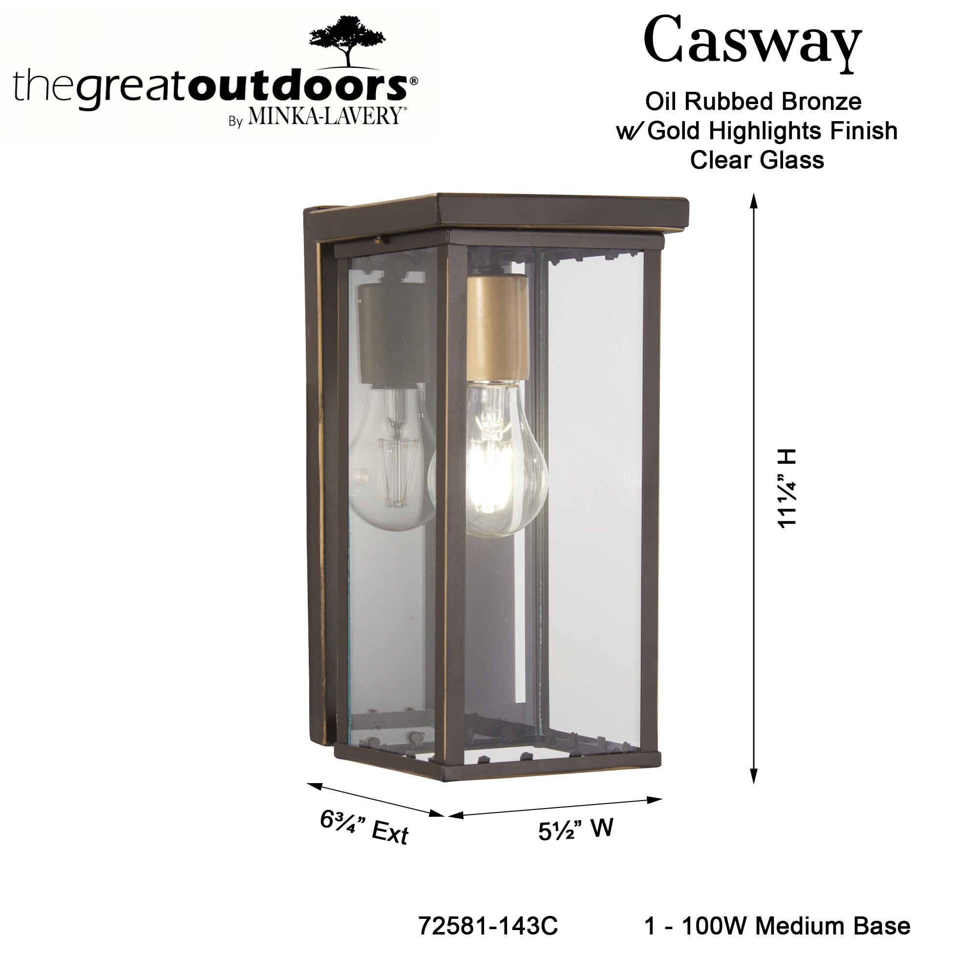 Minka Lavery 72581-143C Outdoor-Wall-Lighting - View #3