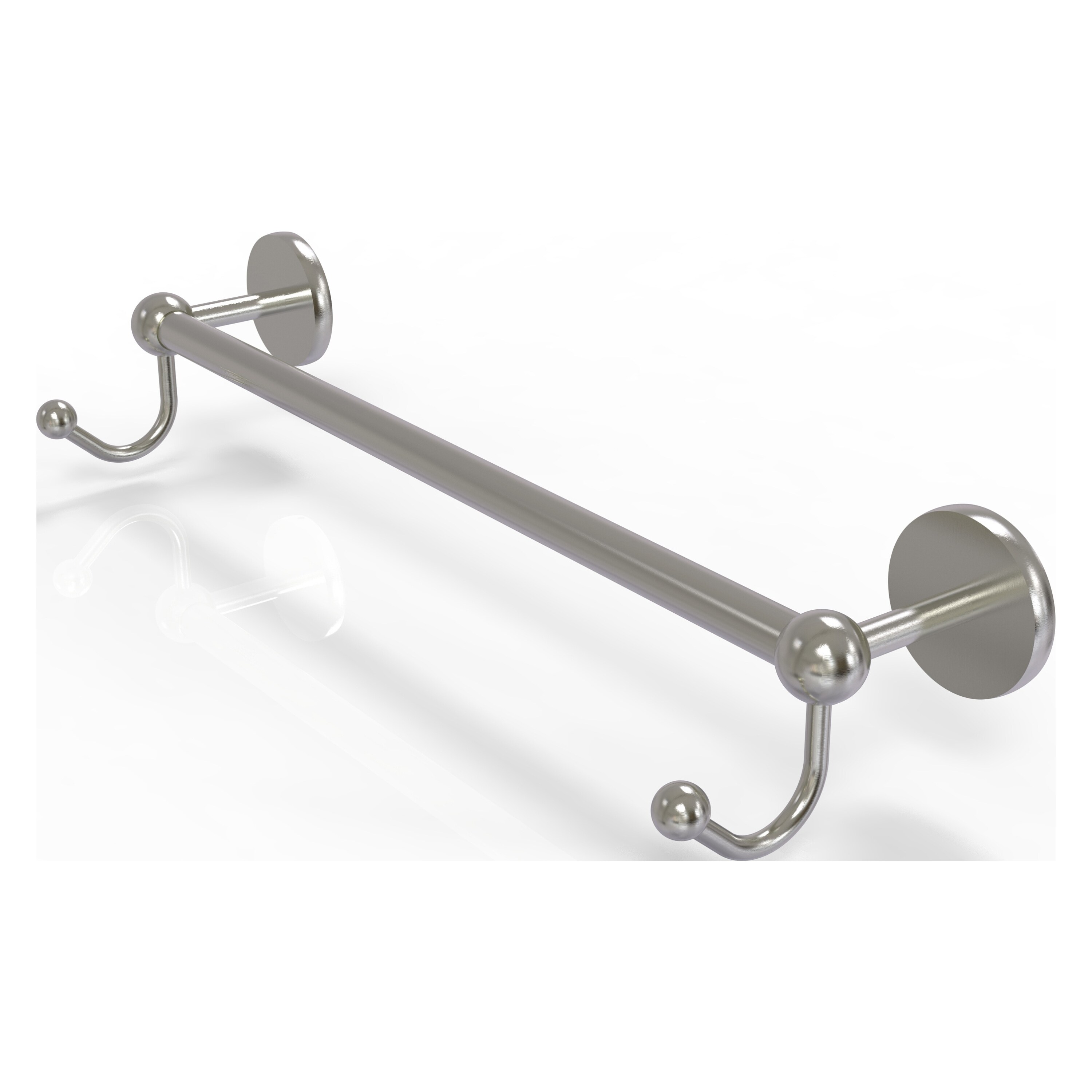Allied Brass P1000-41-30-HK-SN Prestige Skyline 30-in Satin Nickel Wall mount Single Towel Bar