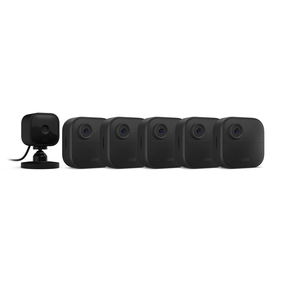 Blink Black Outdoor 6-Pack Camera Bundle