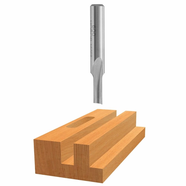 Bosch 1/8-in High-speed Steel Straight Router Bit Bosch 1/8-in High-speed Steel Straight Router Bit