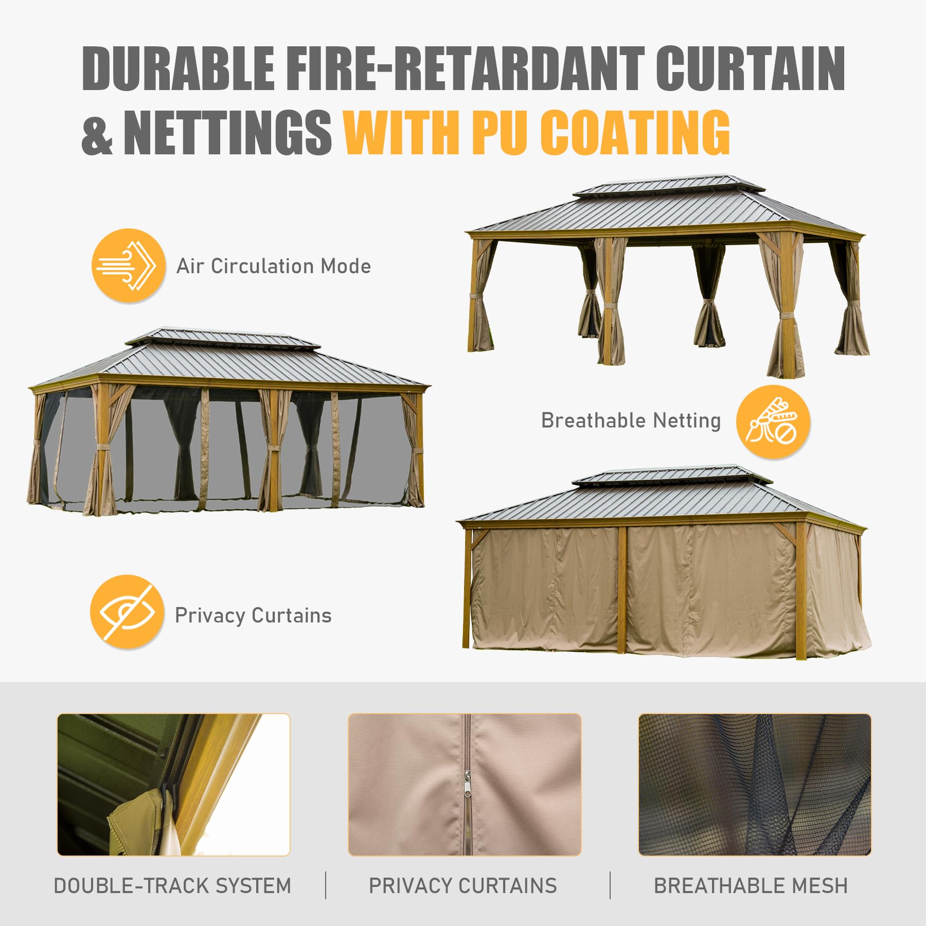 Mondawe MD-CPL-00099 Wood-Resin-Gazebos - View #5