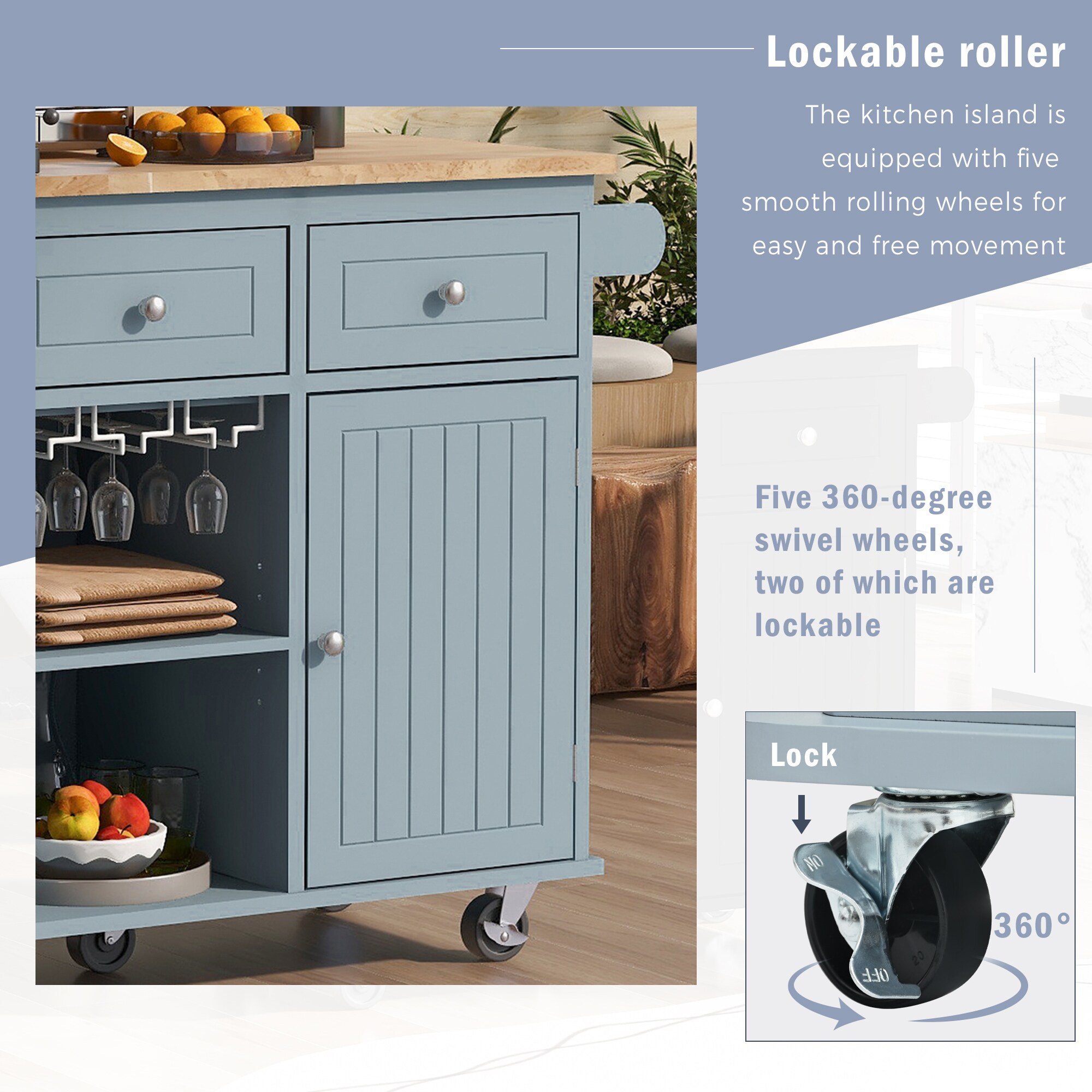 SINOFURN SYB260018GY Kitchen-Furniture - View #3