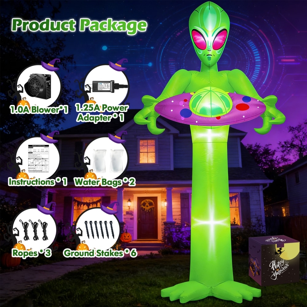 Danxilu H-ALIEN-001-10F Outdoor-Halloween-Decor - View #6