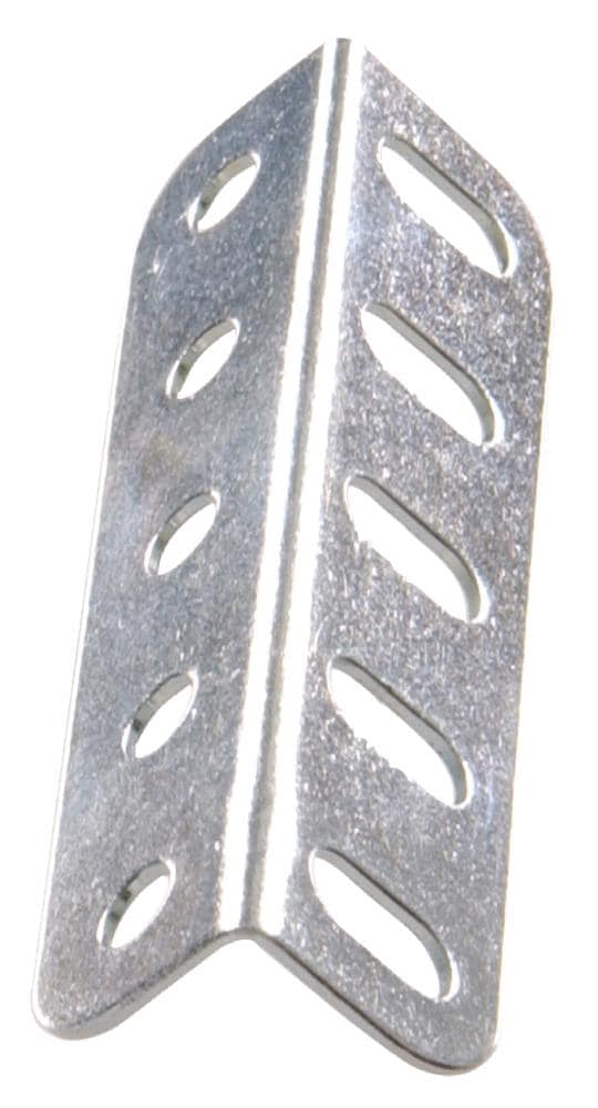 Hillman 884490 2.5-in x 0.5-in x 0.5-in Zinc Steel Angle 2 -Pack