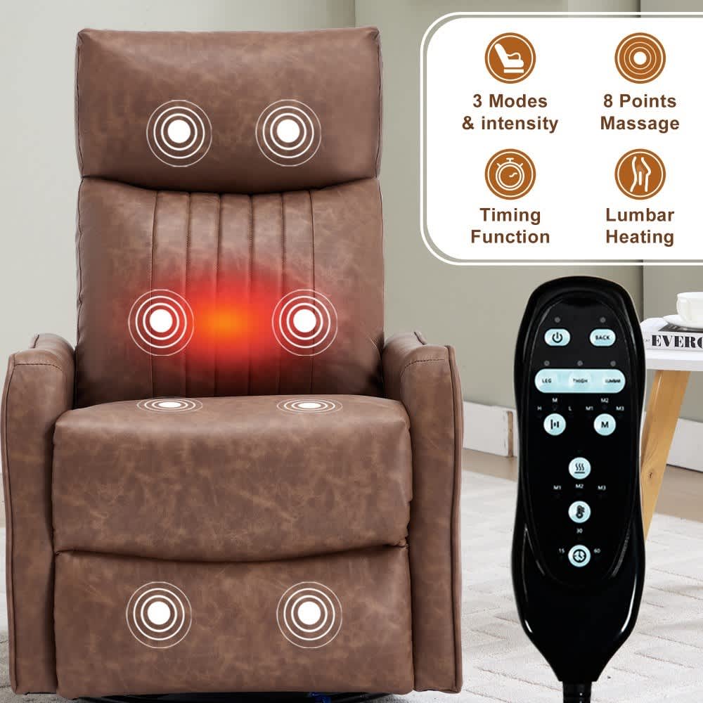 Coolbibila ATLAS-RECLINER-BROWN chairs - View #6