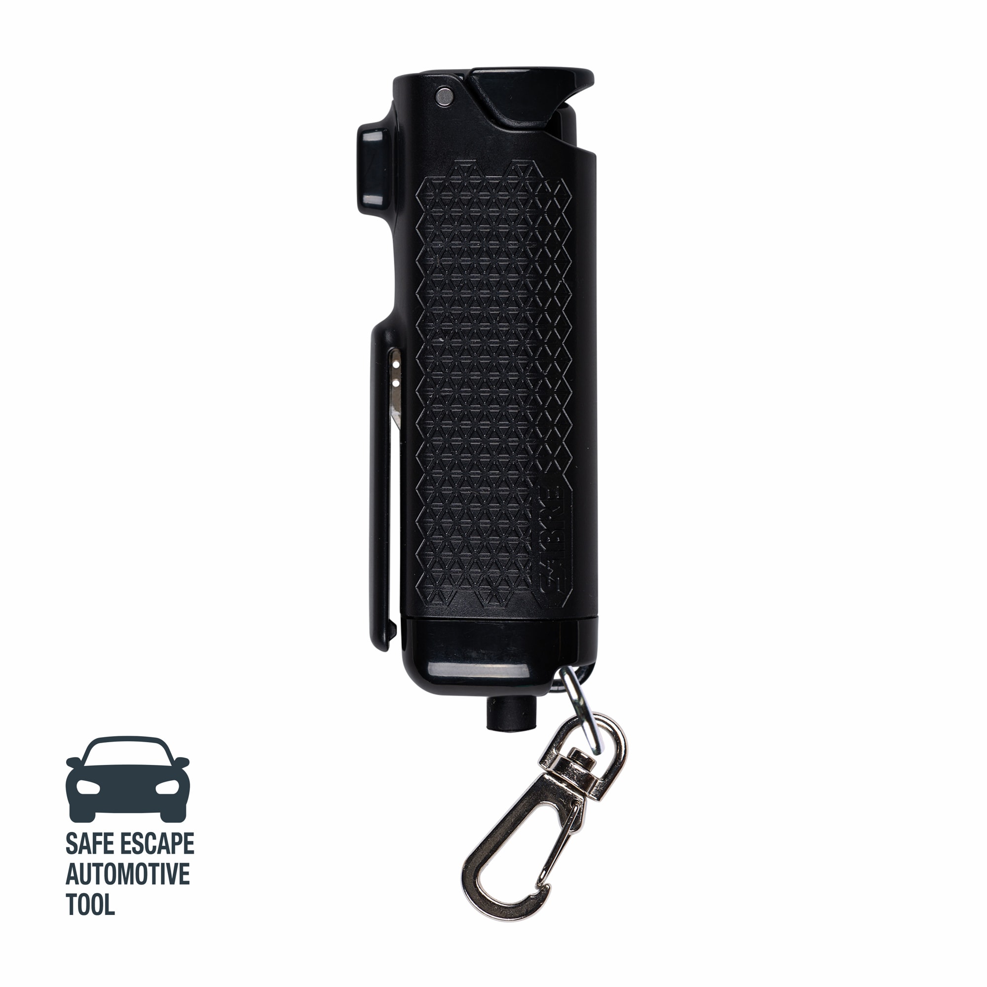 Sabre 3-In-1 Key Chain Pepper Spray Black Hardcase With Quick