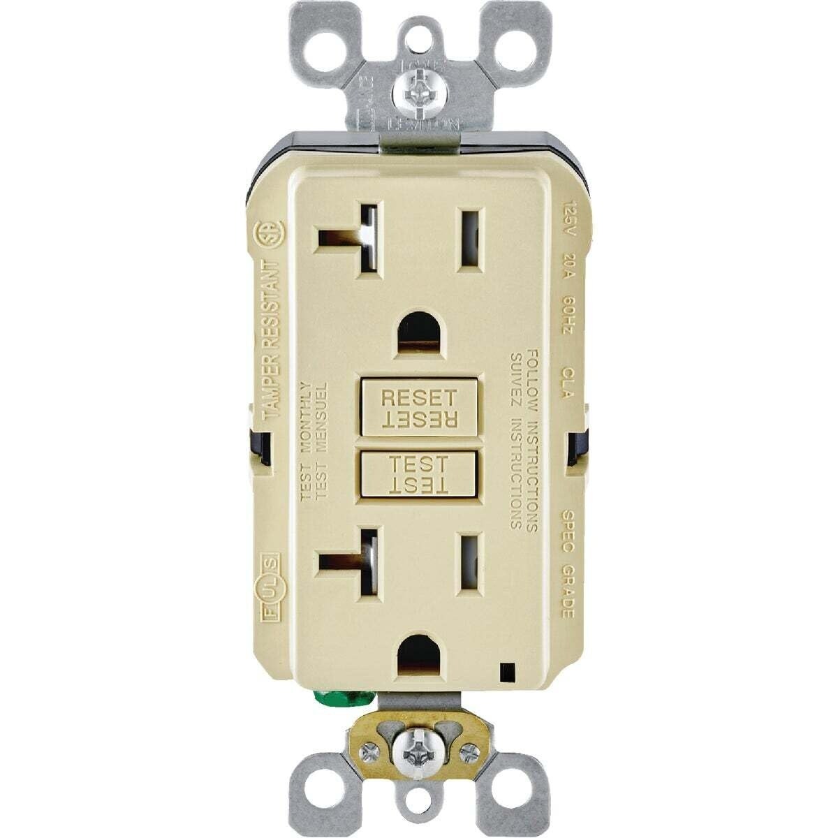Leviton R01-GFTR2-0KI grounding - View #2