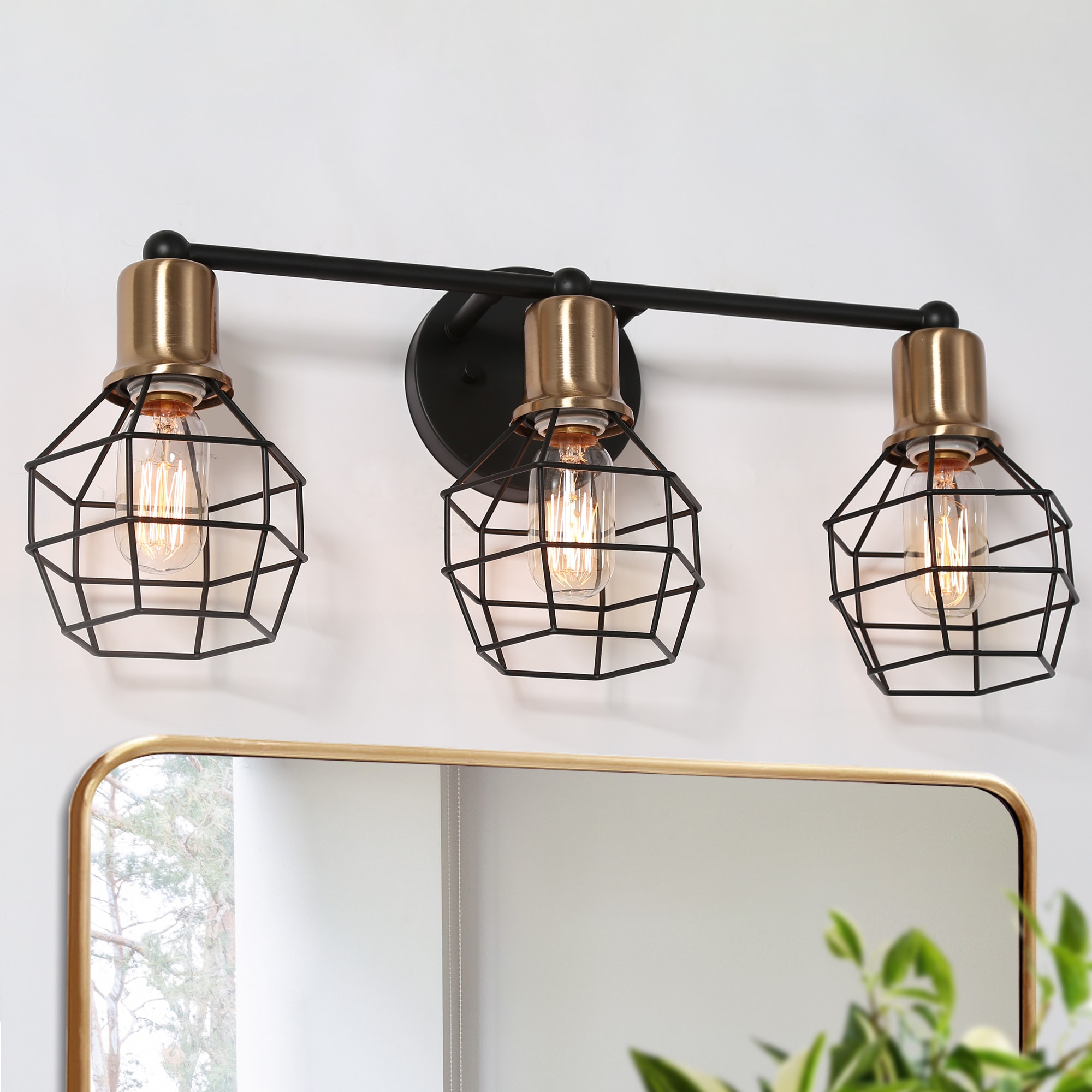 Uolfin 21-in 3 Light Matte Multiple colors Modern/contemporary Bathroom Vanity light