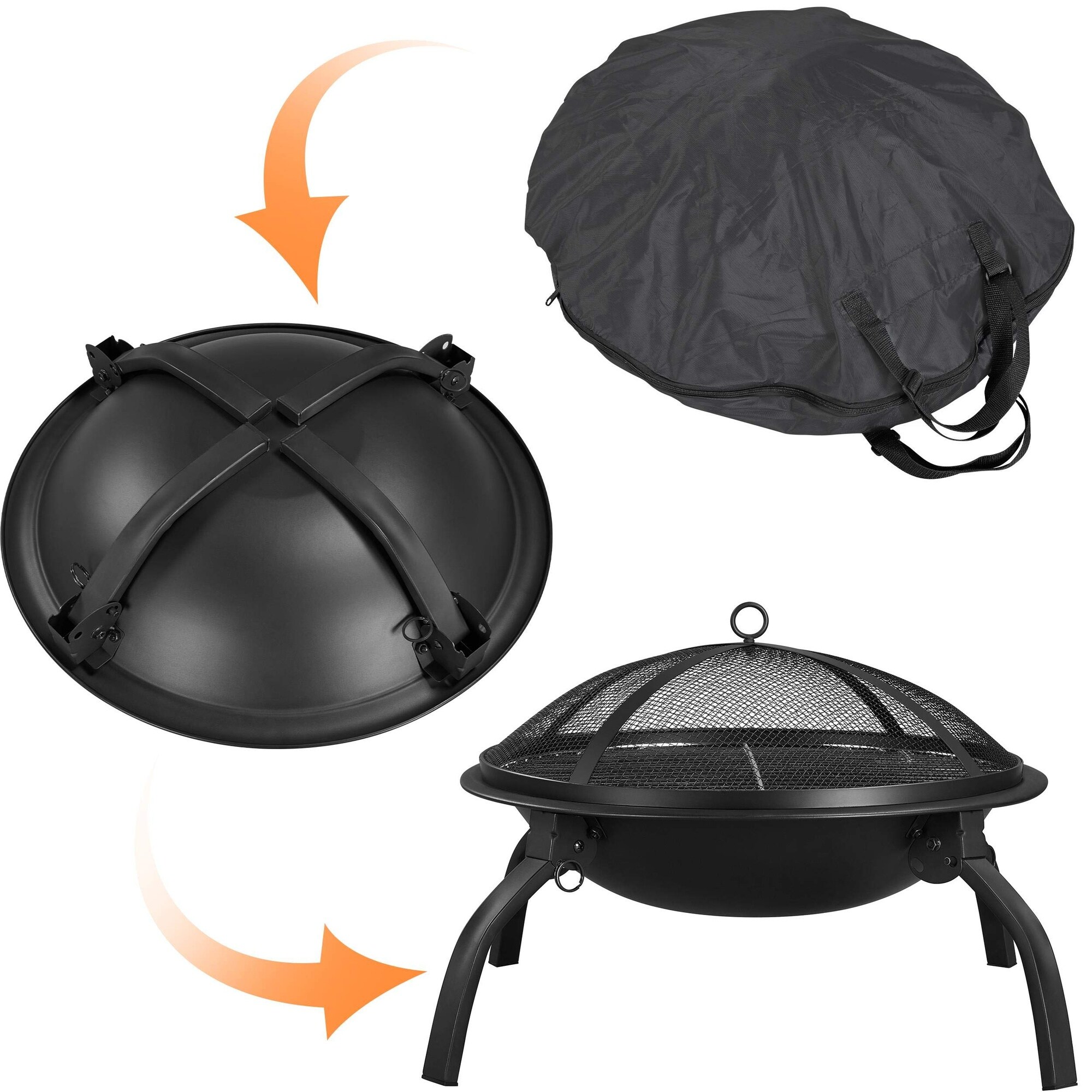 Numhew NHDREW402870 Outdoor-Woodburning-Firepits - View #4