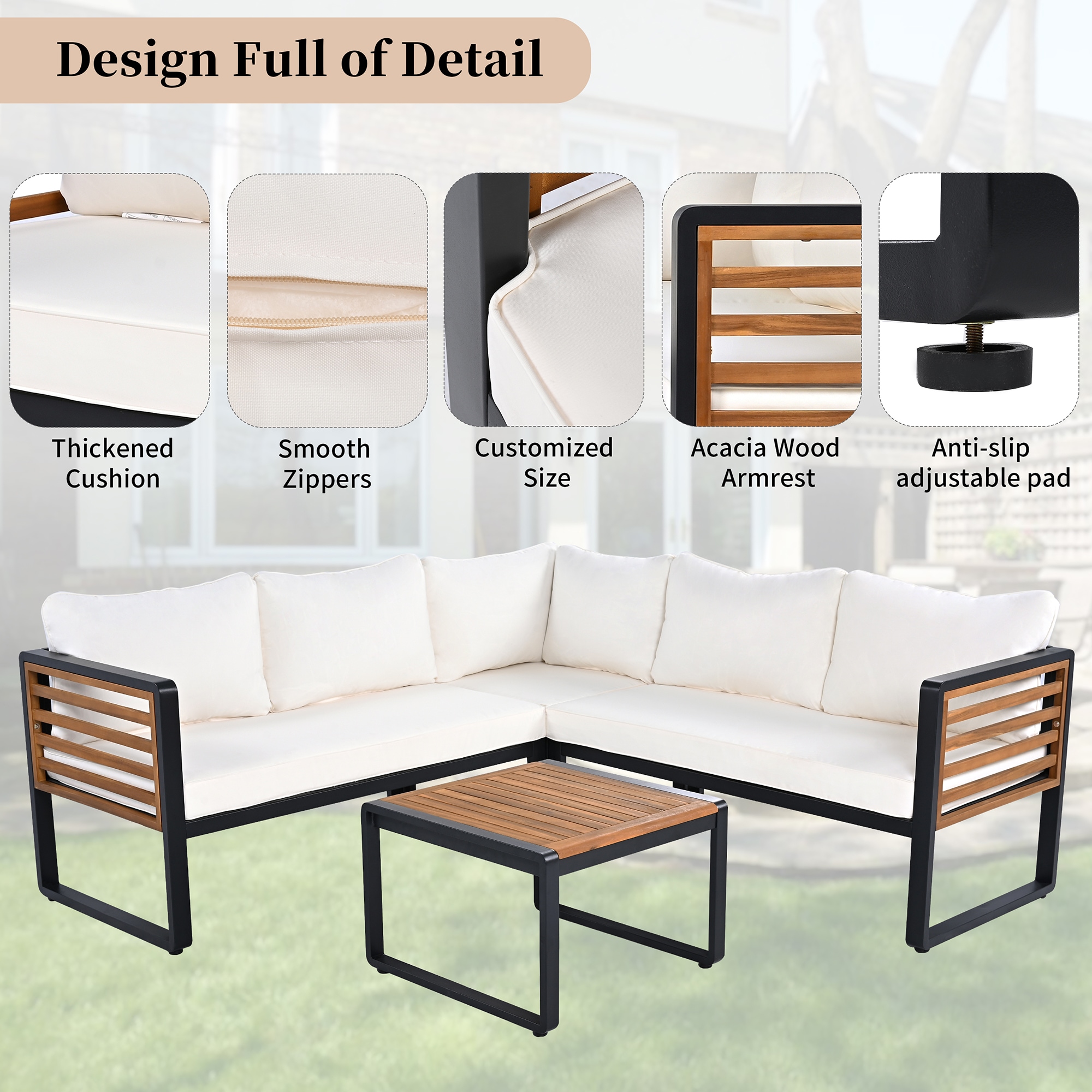 SINOFURN SYA300008BB Patio-Sofas-Daybeds - View #5