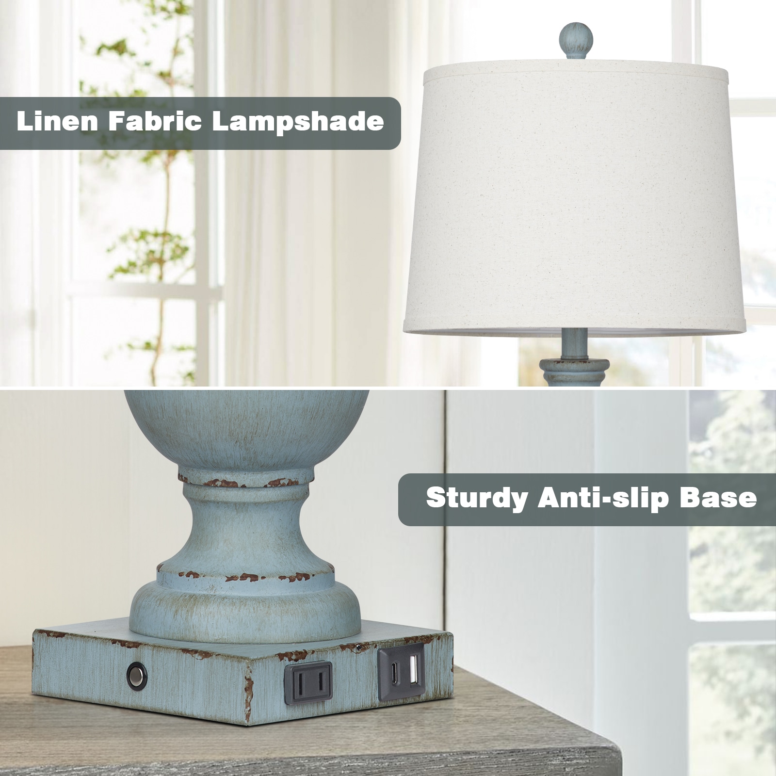 UrFurnishings TD-274 Table-Lamps - View #4
