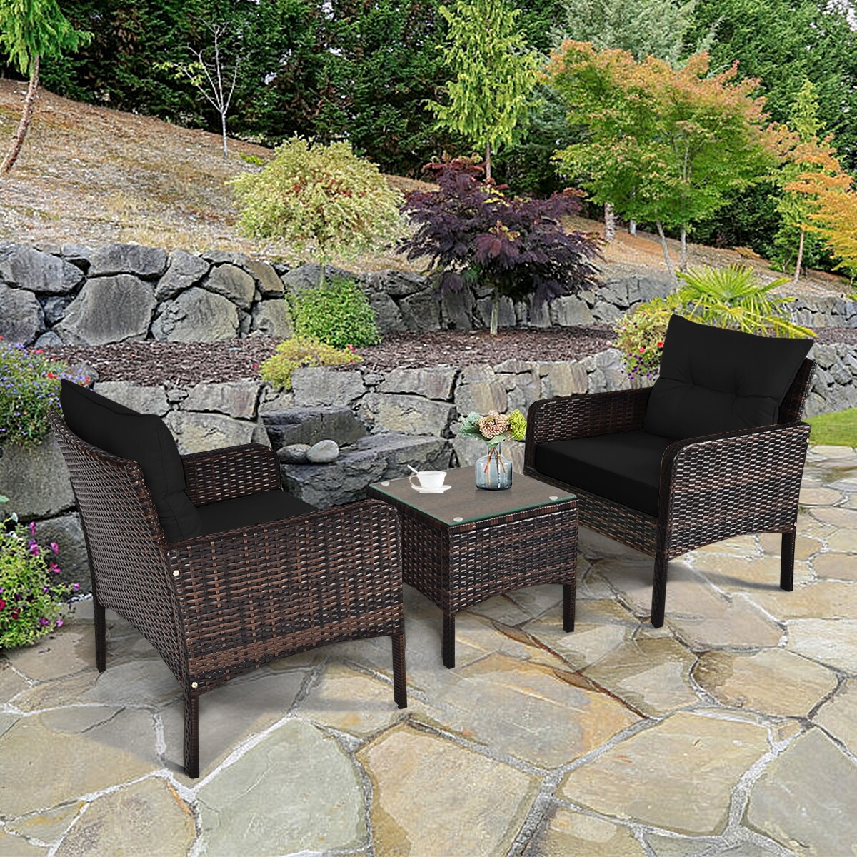 Slickblue D-CO-KD93686WH Patio-Conversation-Sets - View #8