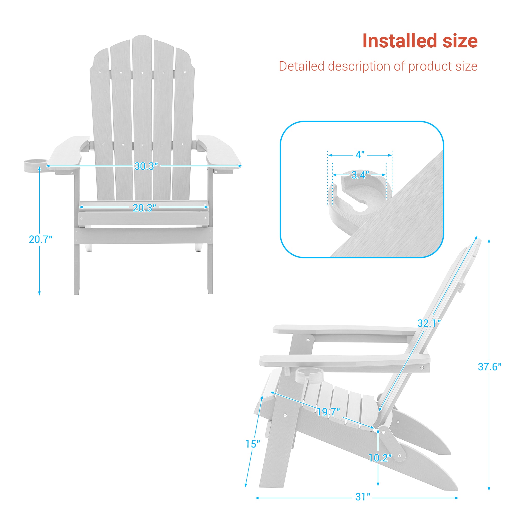 ACEGOSES LW-QW-104-WT-4 Patio-Chairs - View #6