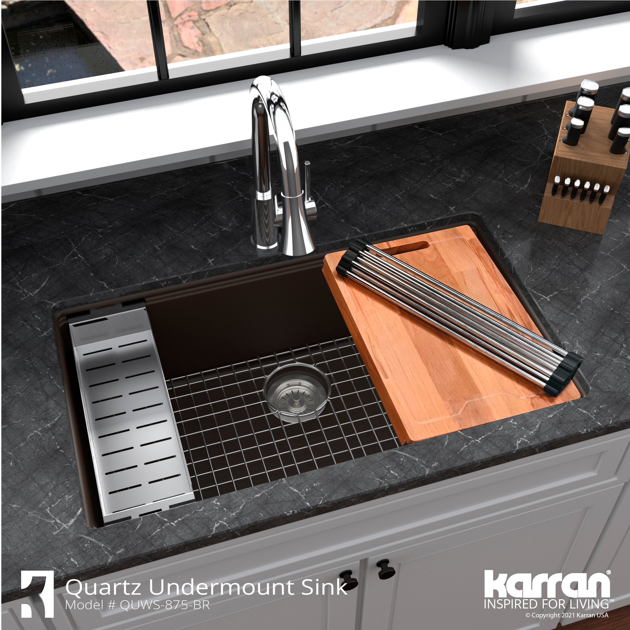 Karran QUWS-875-BR Kitchen-Sinks - View #10