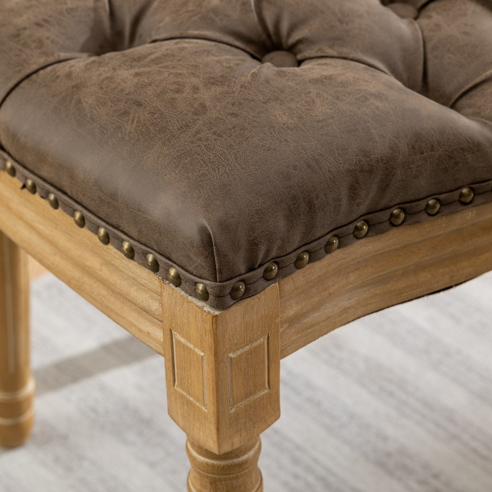 Hrinhom HC-W7004-BROWN Dining-Chairs - View #8
