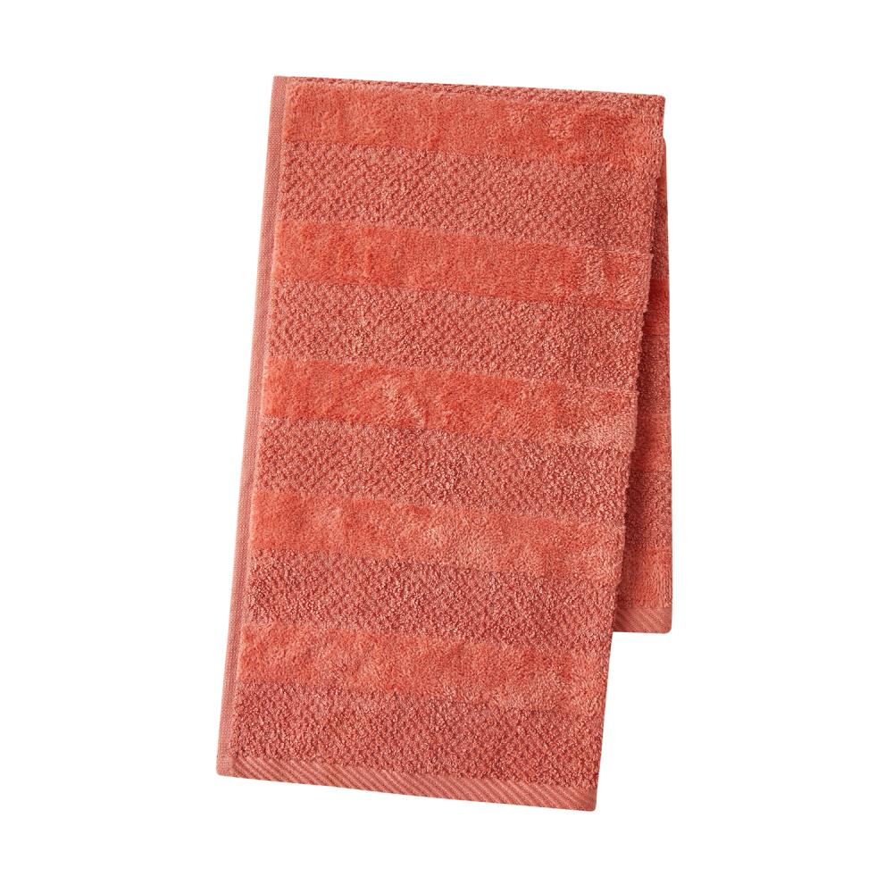 Cannon 4-Piece Coral Cotton Quick Dry Hand Towel (Shear Bliss) in