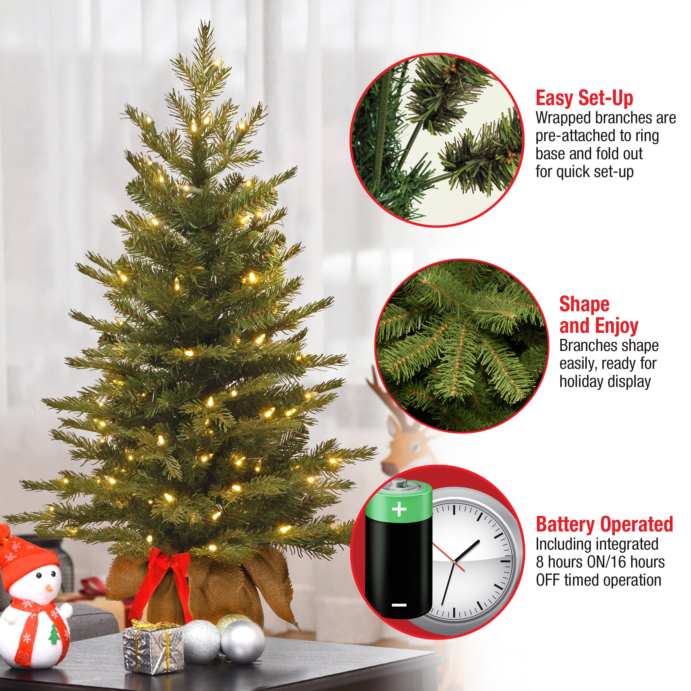 National Tree Company PENS3-357-30-BS Artificial-Christmas-Trees - View #7