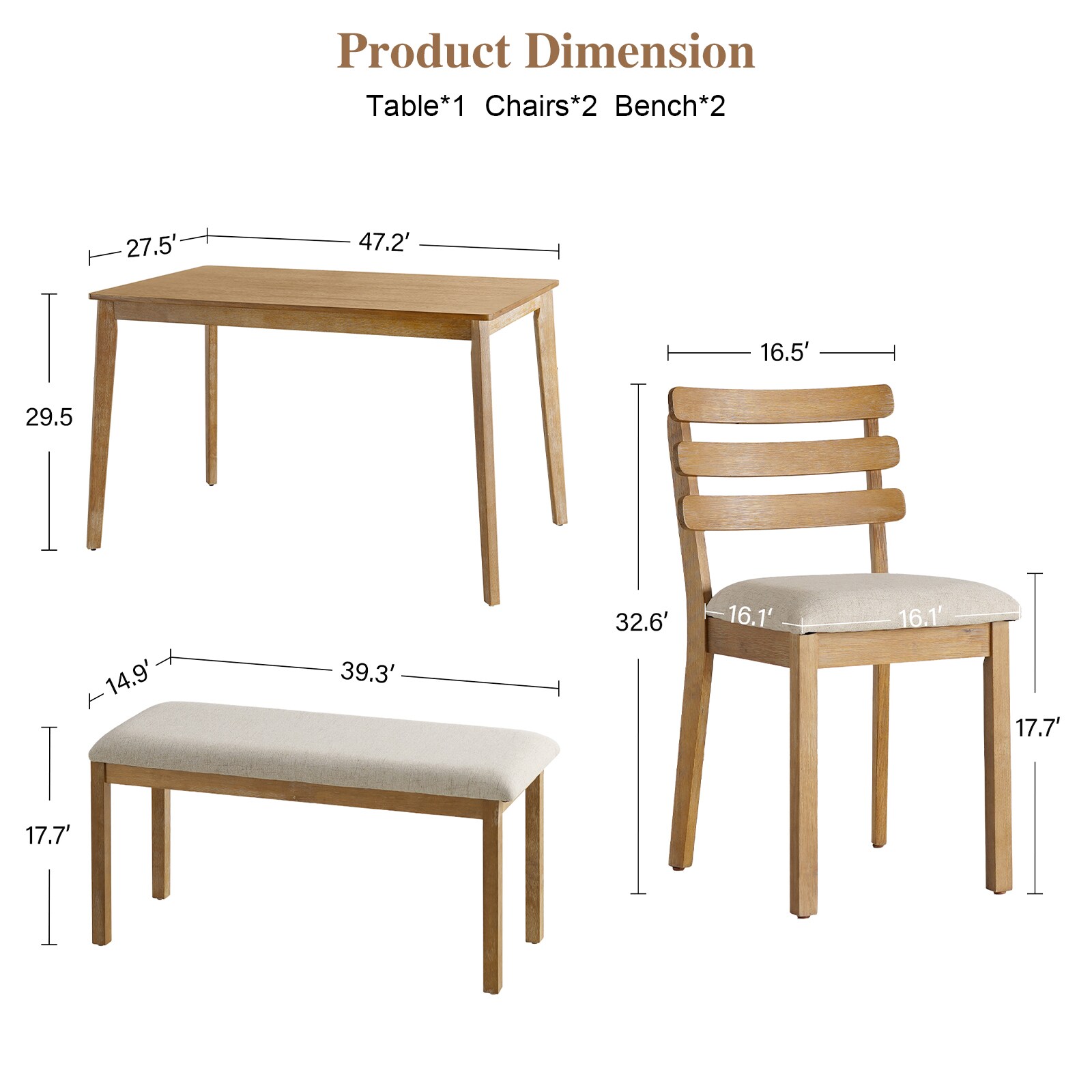 SIMTONAL KKVA010204-SET5 Dining-Sets - View #2