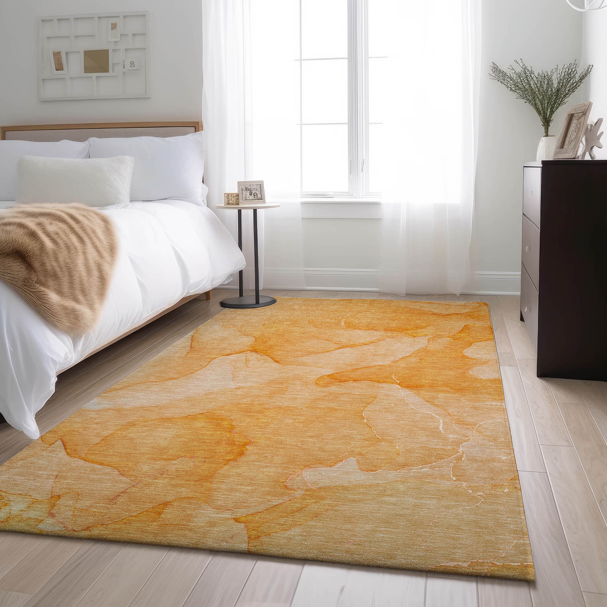 Addison Rugs AMF523BG20X30 Mayfield AMF523BG 2 x 3 (ft) Loomed Polyester Beige Rectangular Indoor Abstract Machine washable Area rug