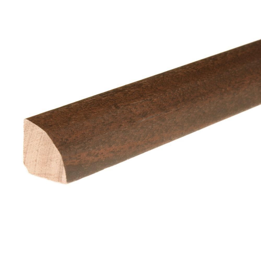 Flexco Oxford Brown 0.75-in T x 0.75-in W x 78-in L Solid Wood Quarter Round