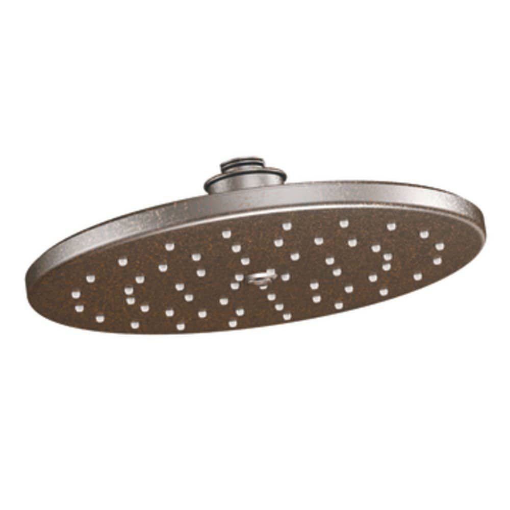 Moen Waterhill Oil Rubbed Bronze Round Rain Fixed Shower Head 2 5 GPM   44162815 