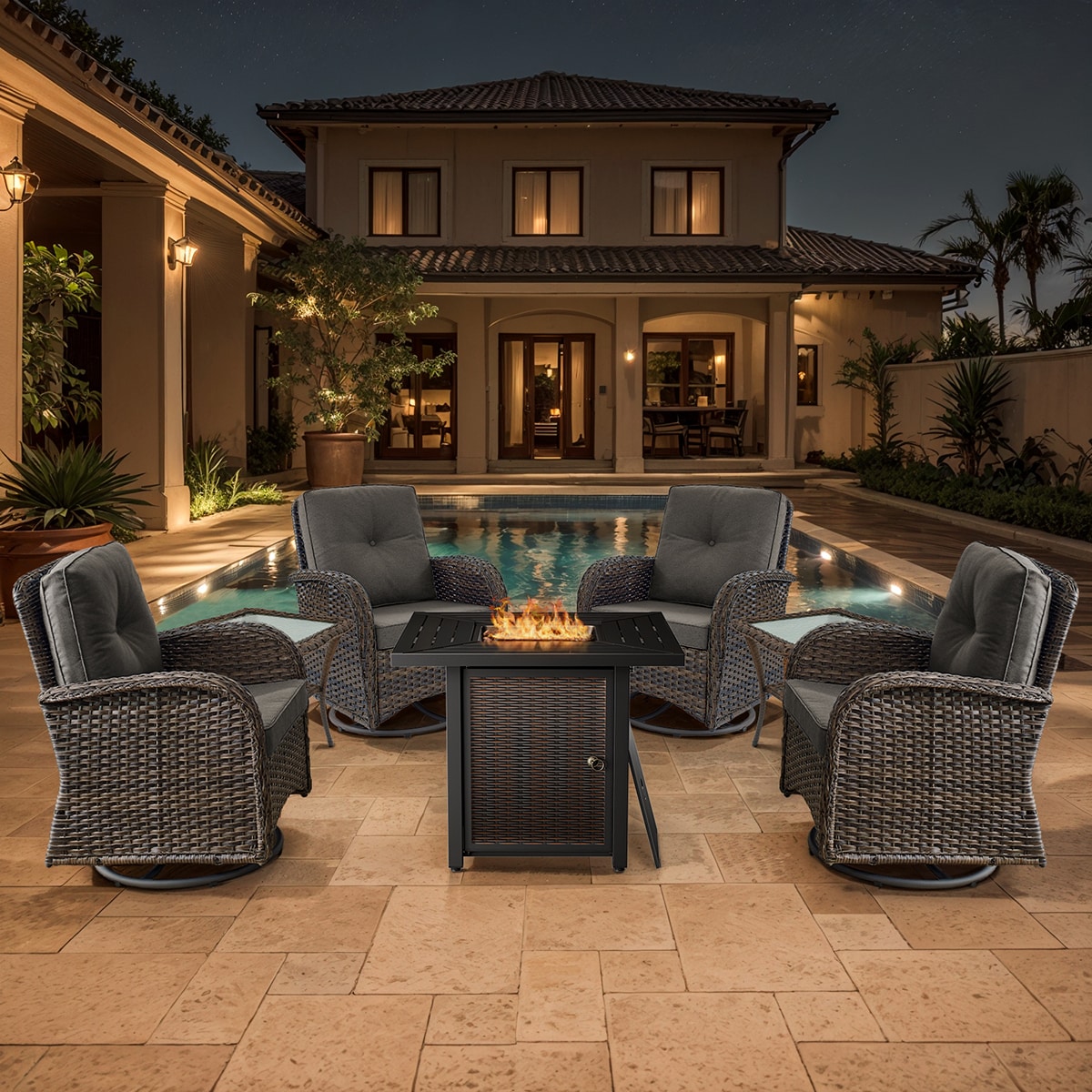 Rilyson FS085X2001-3 Patio-Conversation-Sets - View #3