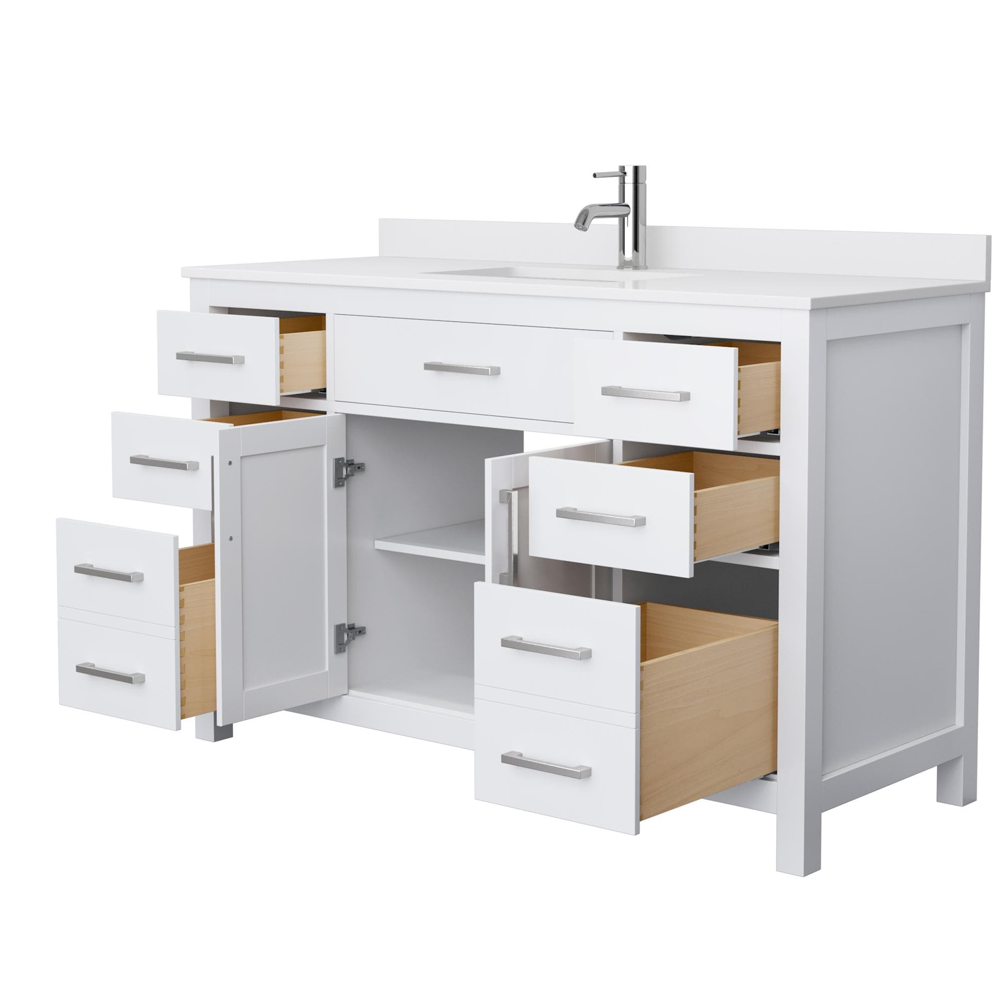 Wyndham Collection WCG242454SWHWCUNSMXX Bath-Vanity-Combo - View #3
