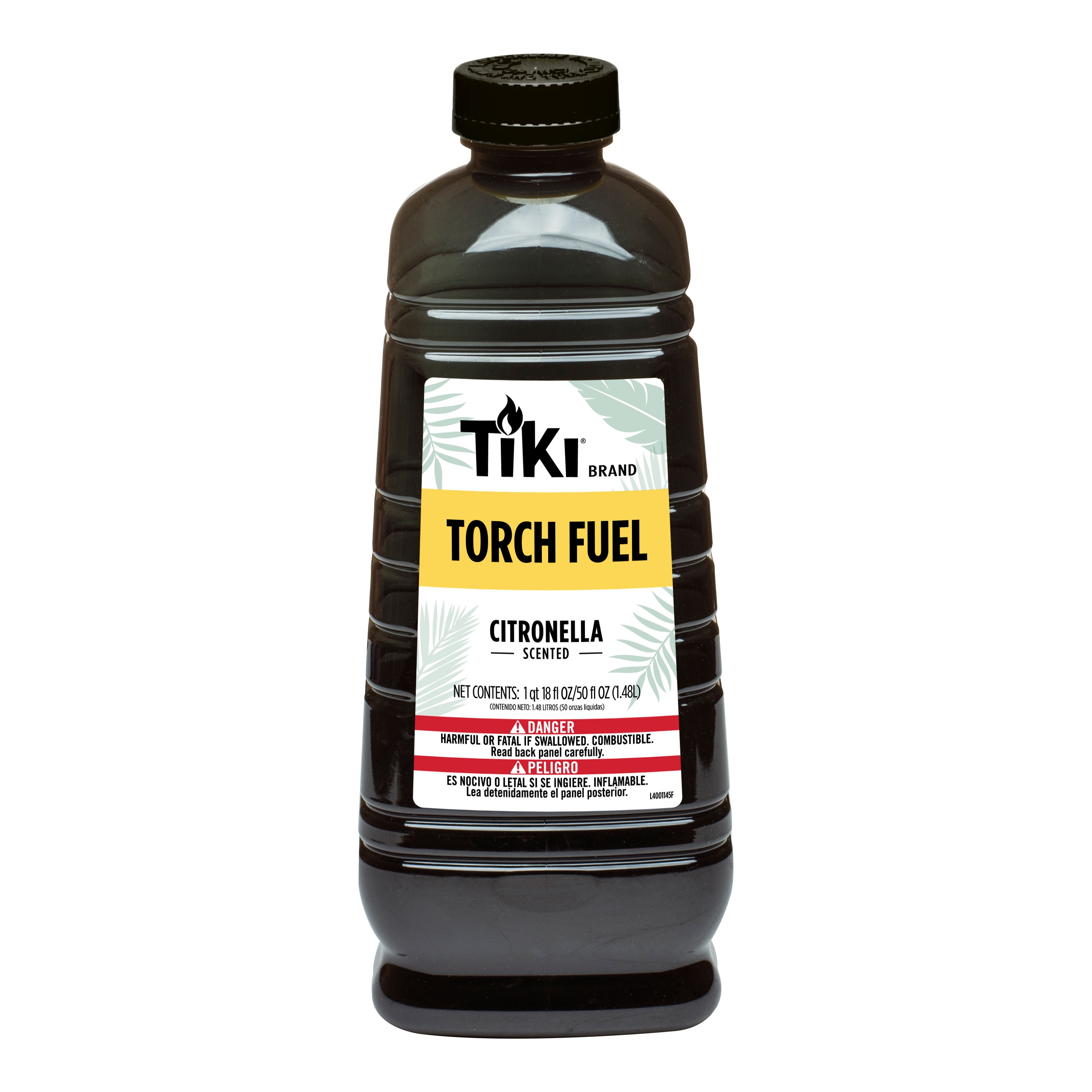 TIKI 1216154 50-oz Black Plastic Citronella Torch Fuel