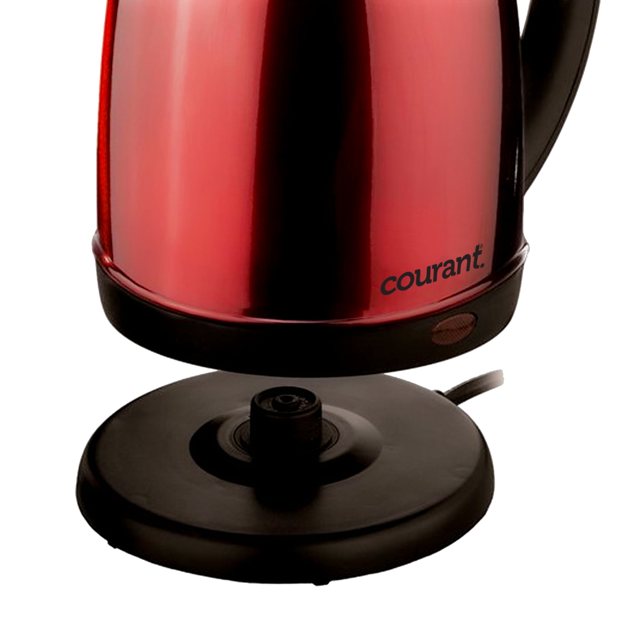 Courant Red 6-Cup Corded Digital Electric Kettle in the Water Boilers &  Kettles department at