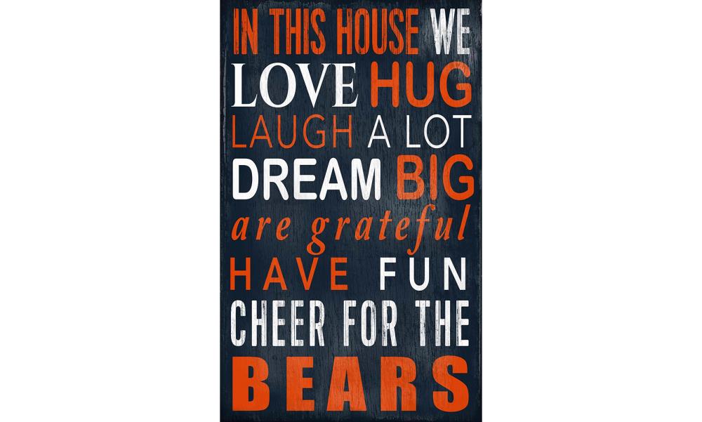 Fan Creations Chicago Bears 19-in H x 11-in W Sports Print at