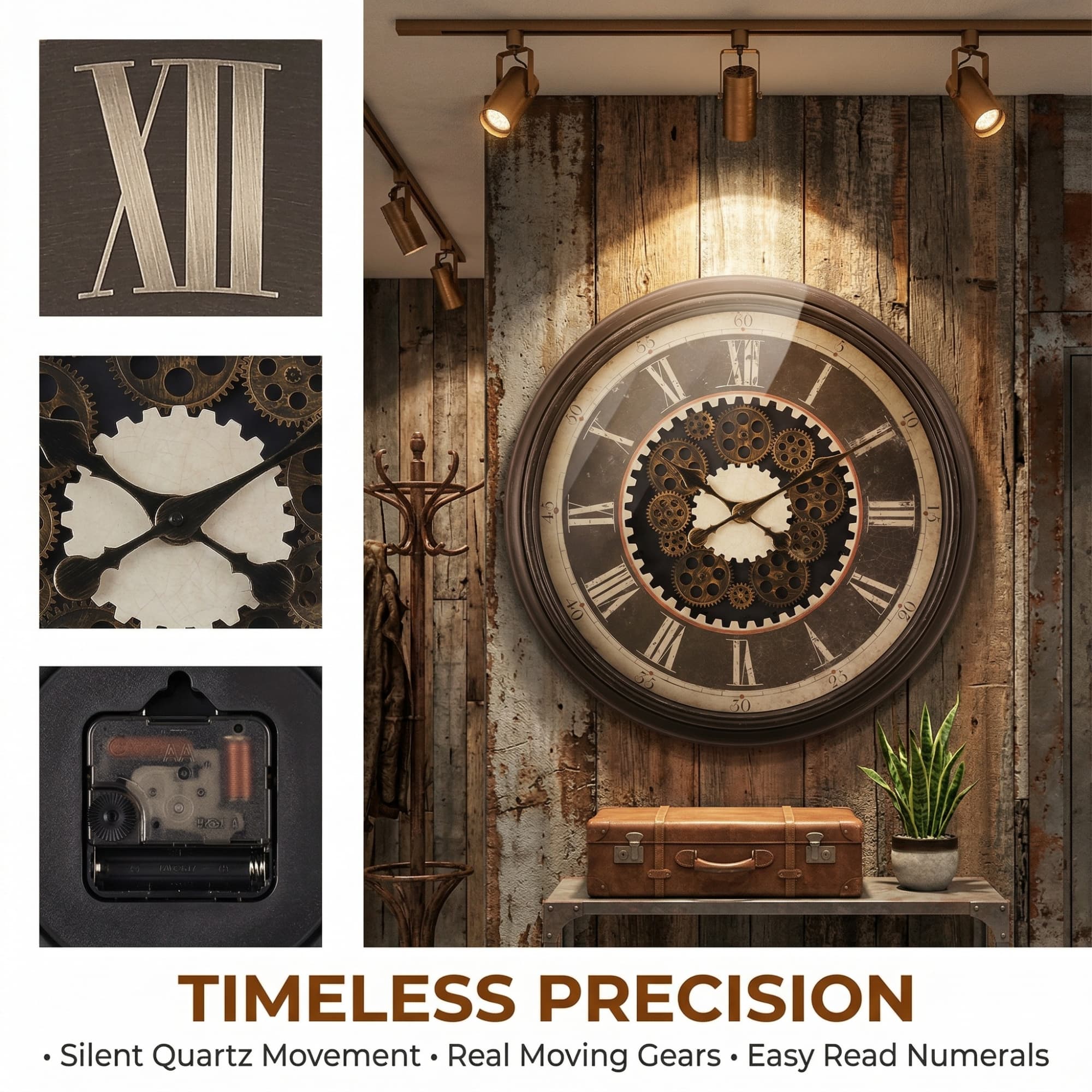 Lycvki CK-8 Indoor-Outdoor-Clocks - View #5