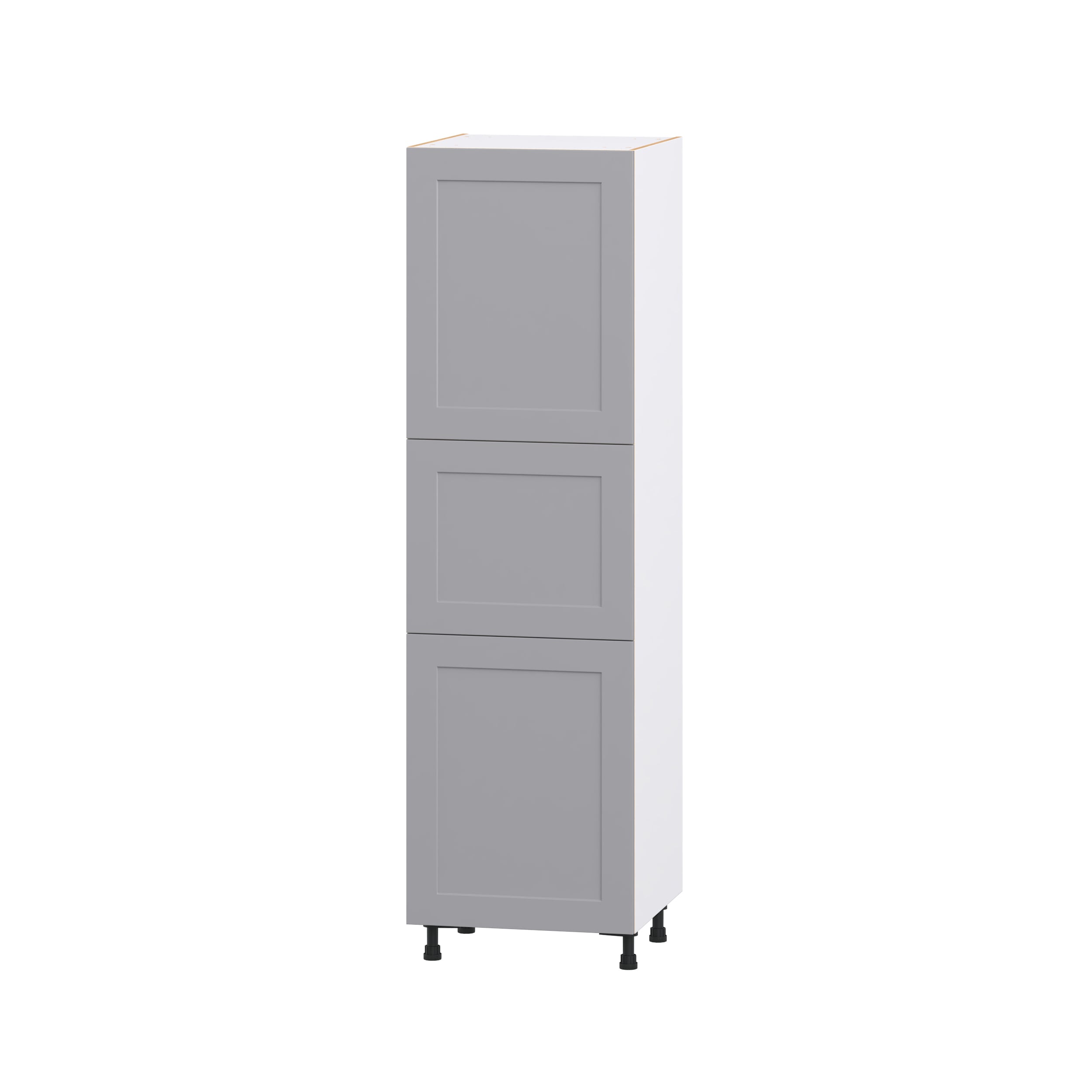 Hugo&Borg DST242484.5(L/R)-BM Beaumont 24-in W x 84.5-in H x 24.5-in D Slate Gray Pantry Fully assembled Cabinet Flat Panel Shaker