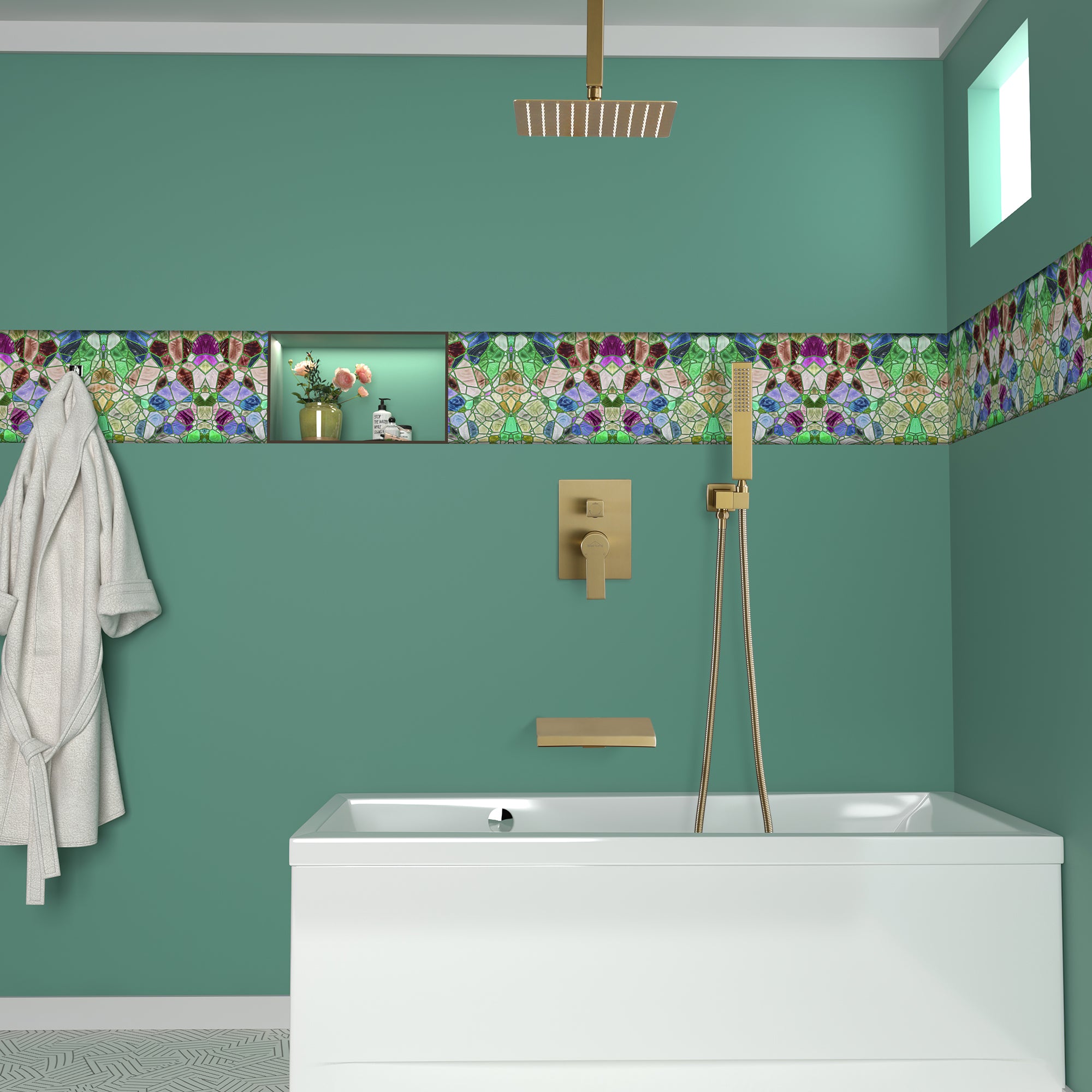 Boyel Living SMD-88019BG-10 Showerhead-Bar-Panels - View #15