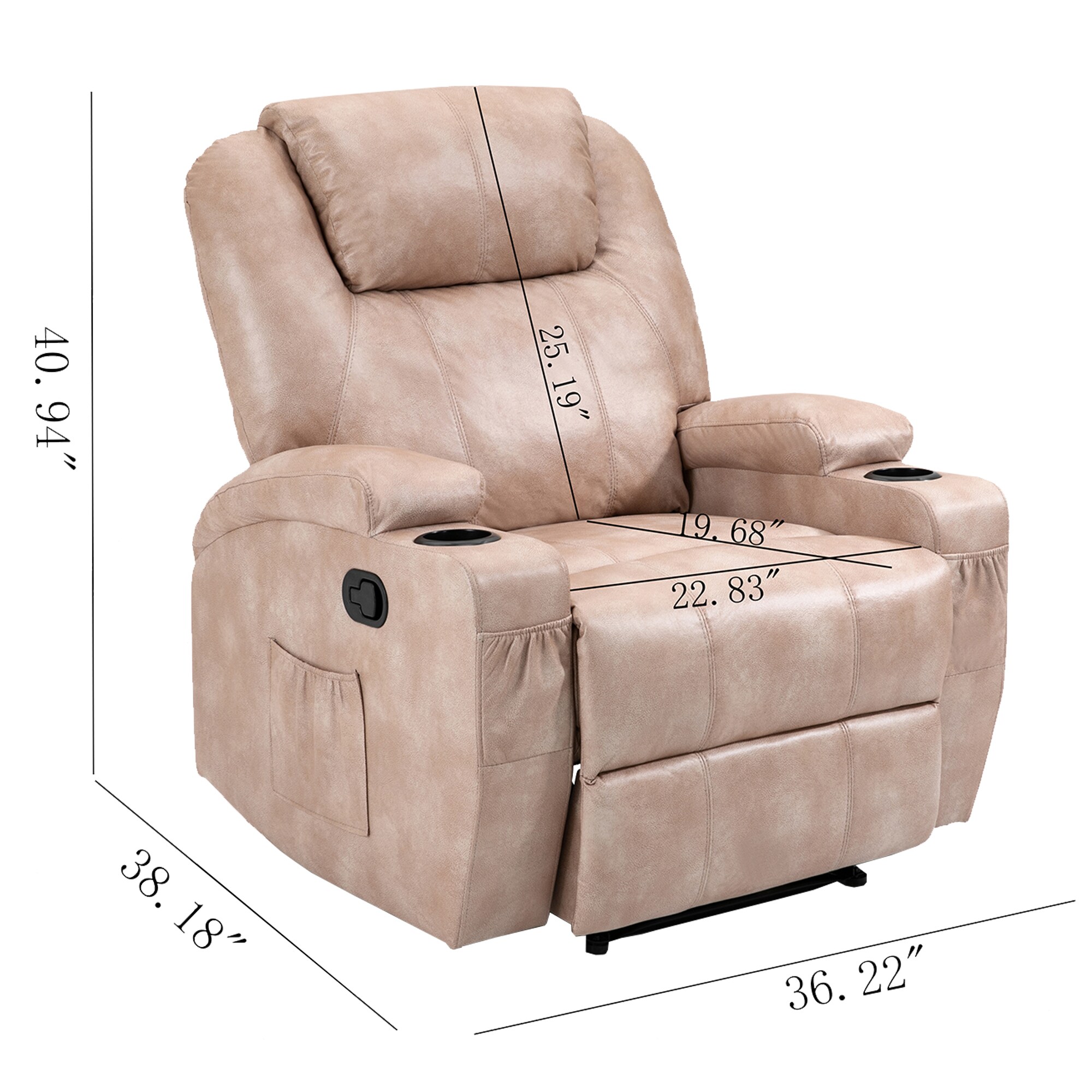 CASAINC WF-SF8052C recliners - View #3