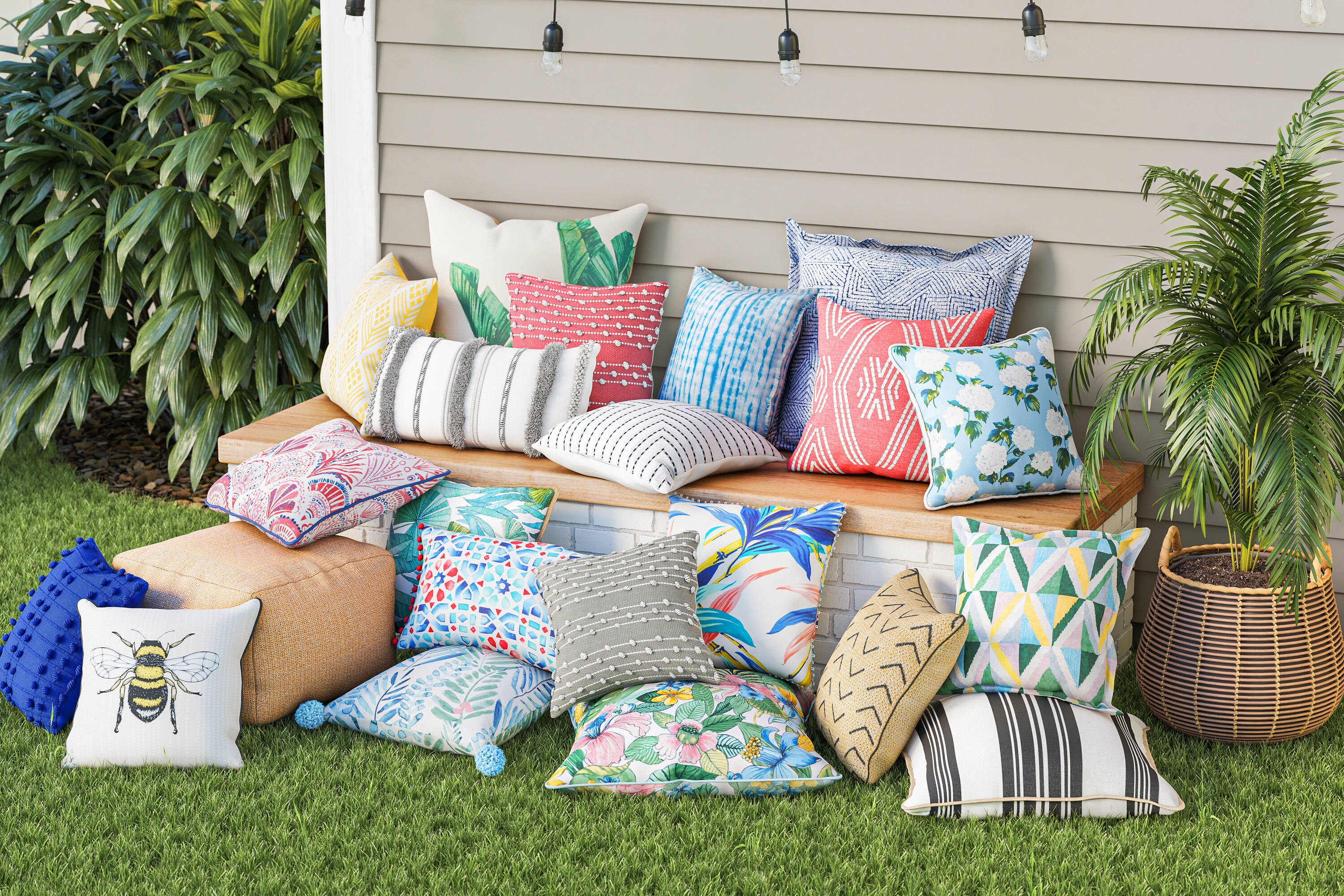 Allen roth 2025 outdoor pillows