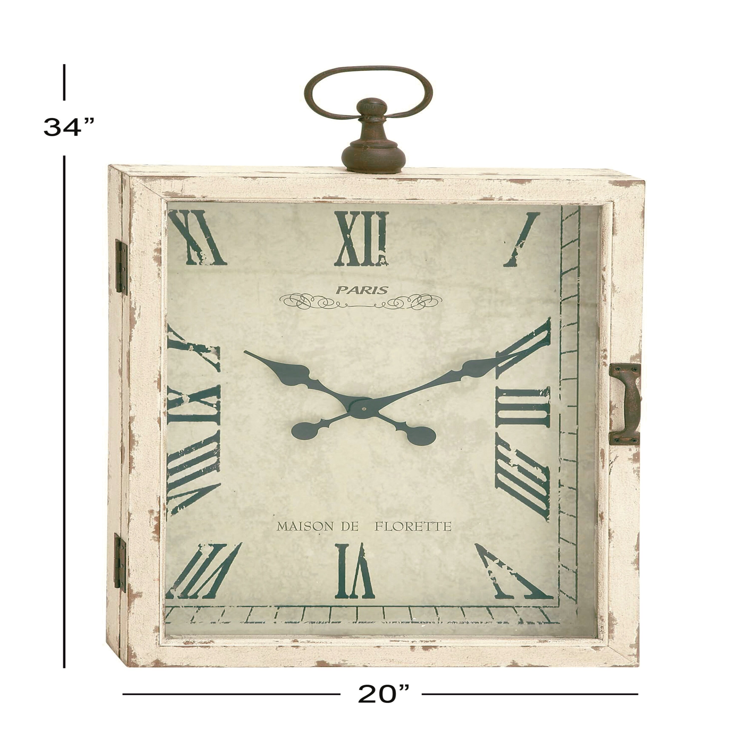 MDF Clock 20cm - 25pcs