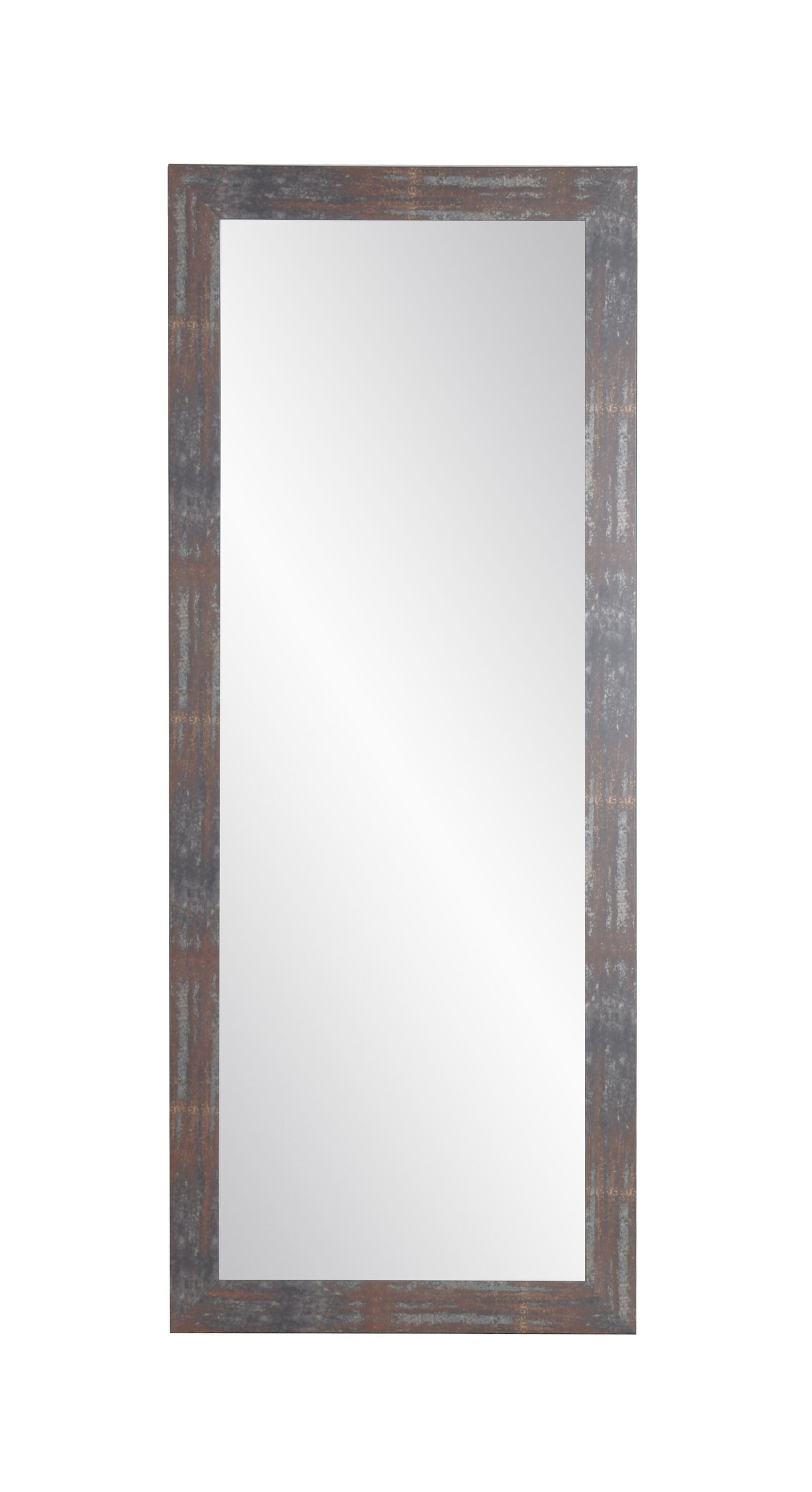 BrandtWorks BM090NM 25.5-Inches W x 70.5-Inches H Rectangle Red/Gray/Brown Framed Full Length Wall Mirror