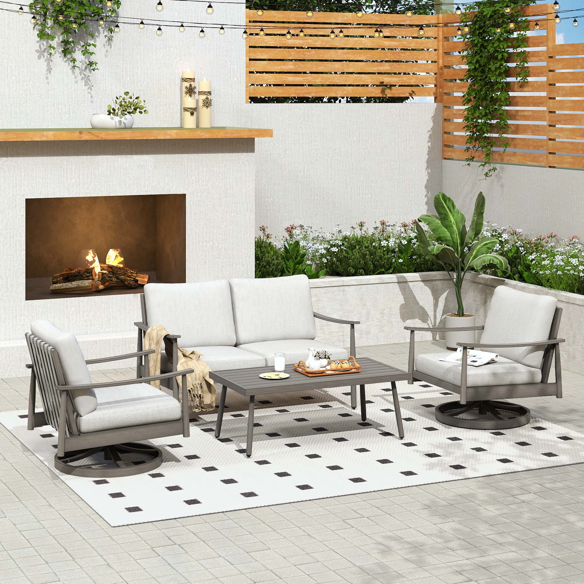  EL-SF4-GG-B3-WL3 Patio-Conversation-Sets - View #2