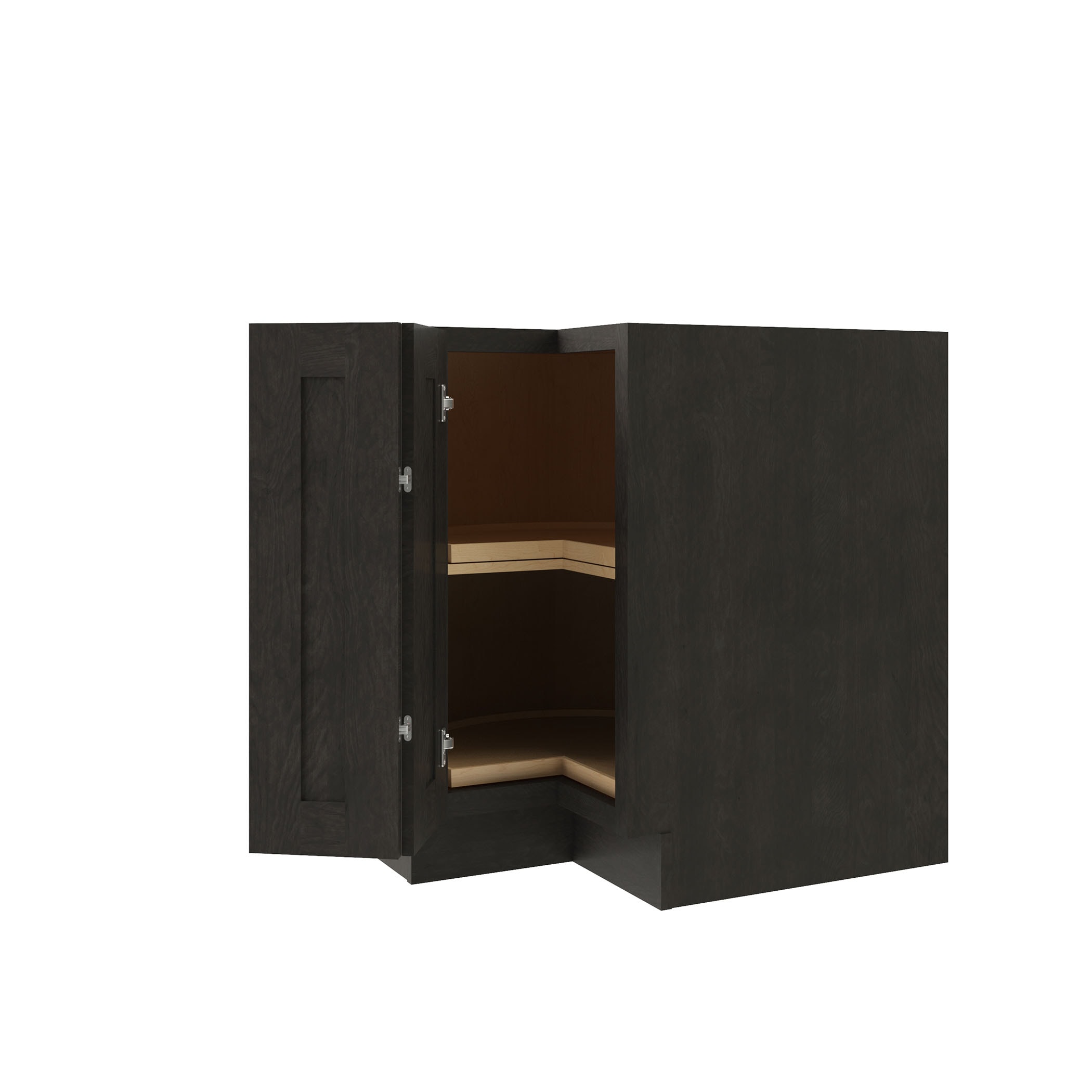 RELIABILT L02-CAR33R Parkstone 33-in W x 34.5-in H x 24-in D Gray Birch Lazy susan Corner base Fully assembled Plywood Cabinet Recessed Panel
