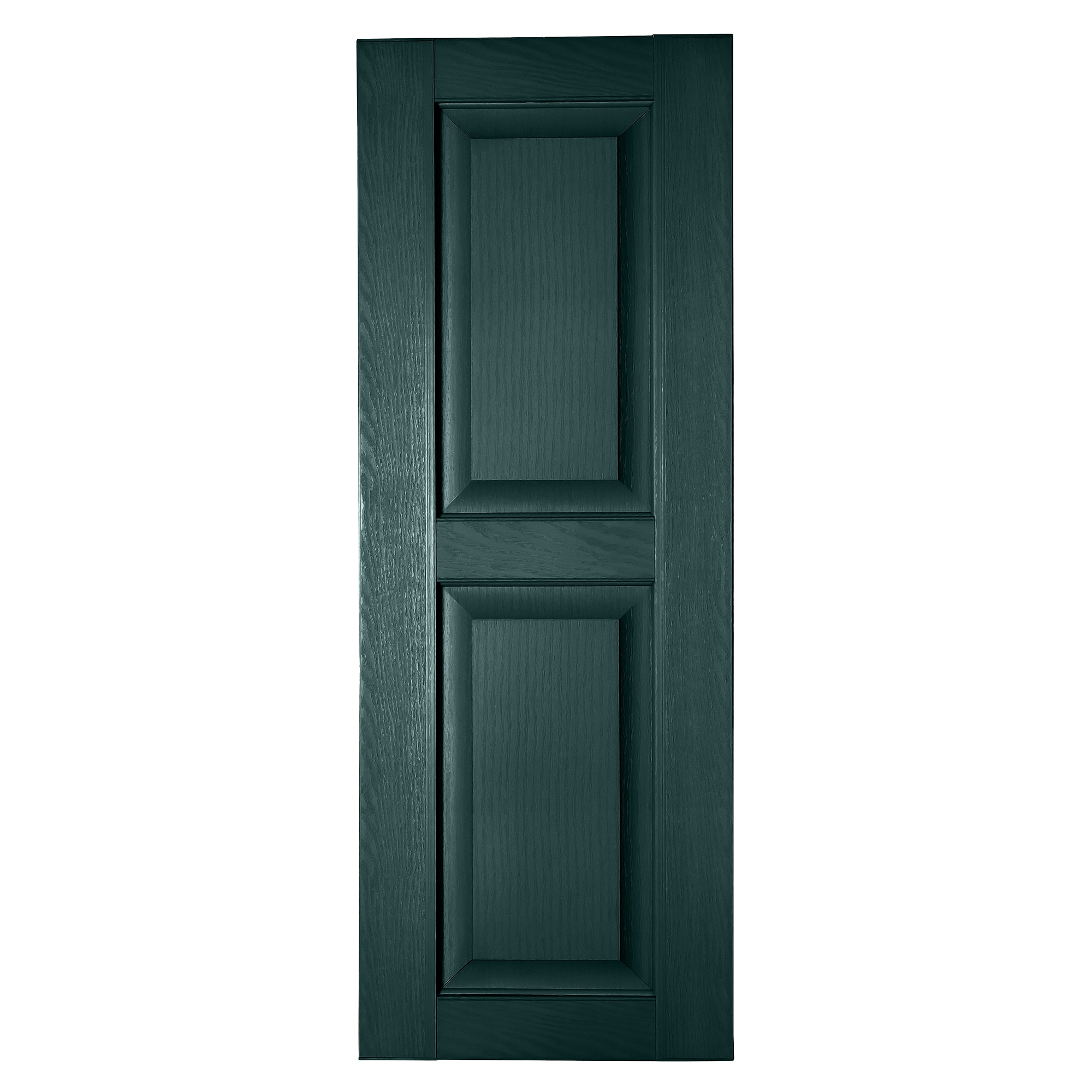 RELIABILT RP1872021 17.75-in W x 72-in H Ebony Green Raised panel Polypropylene Exterior Shutters ( 2 -Pack )