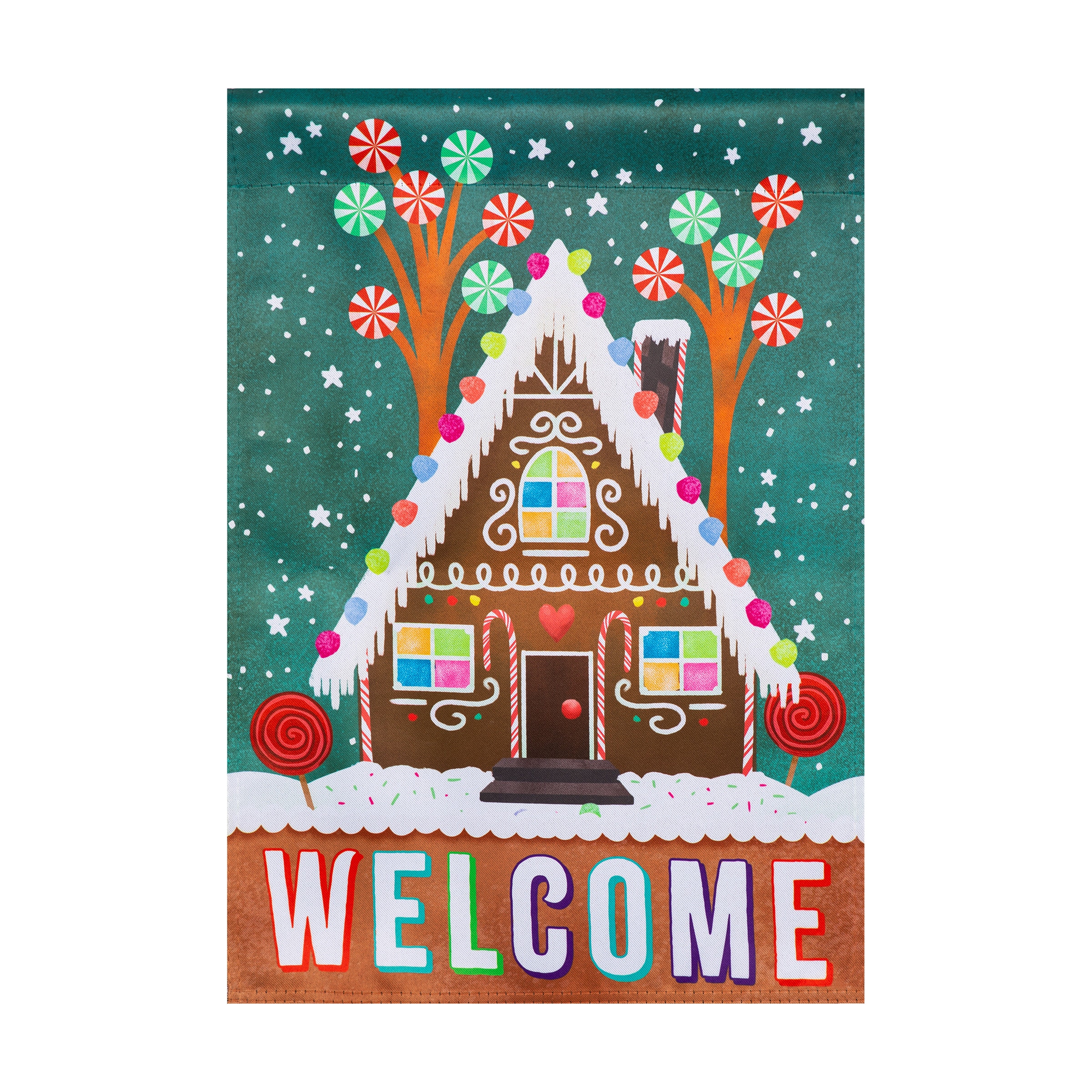 Style Selections ZLW14S13308 1-ft W x 1.5-ft H Christmas Garden flag