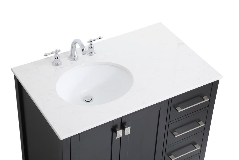 Elegant Decor FI56436BK Bath-Vanity-Combo - View #7