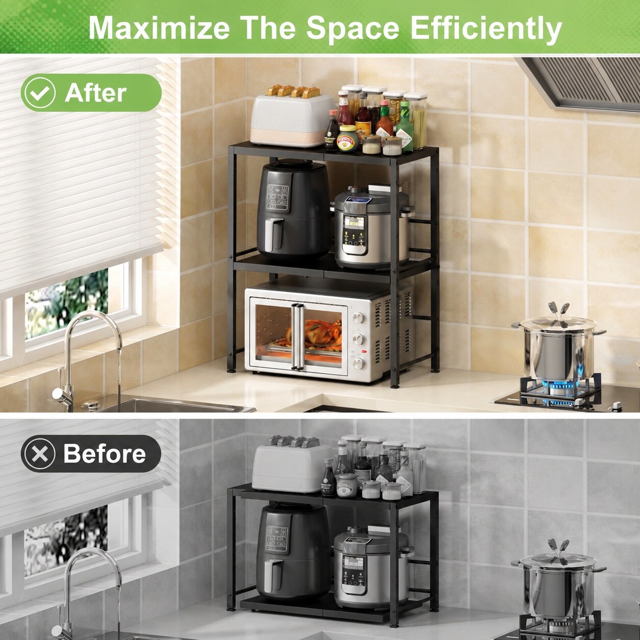 CYIKE LCY0804R037 Bathroom-Shelves - View #4