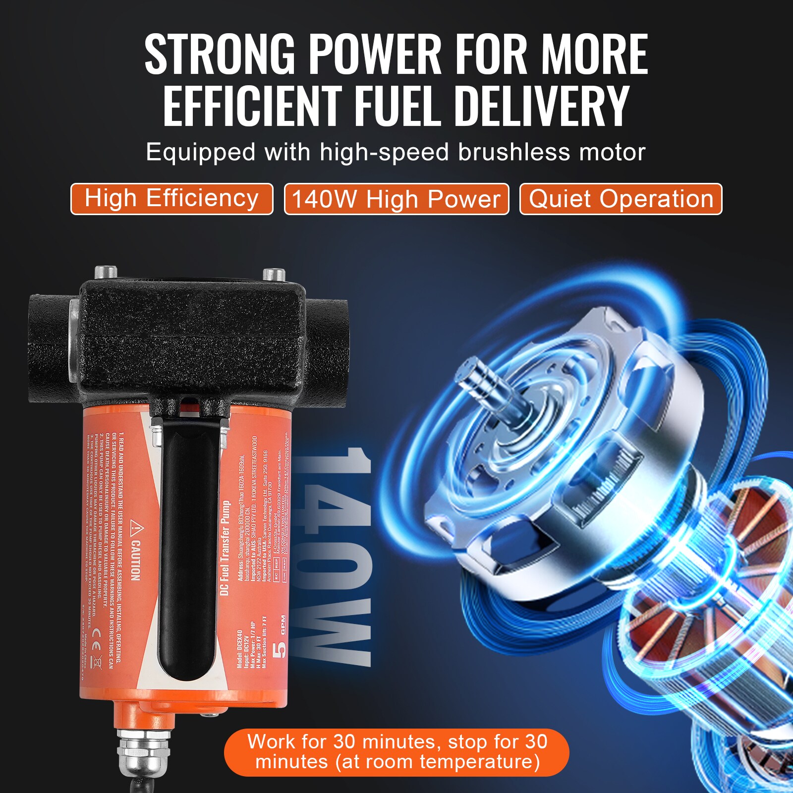 VEVOR SCFBBMG37GPM06444V9 pumps - View #5