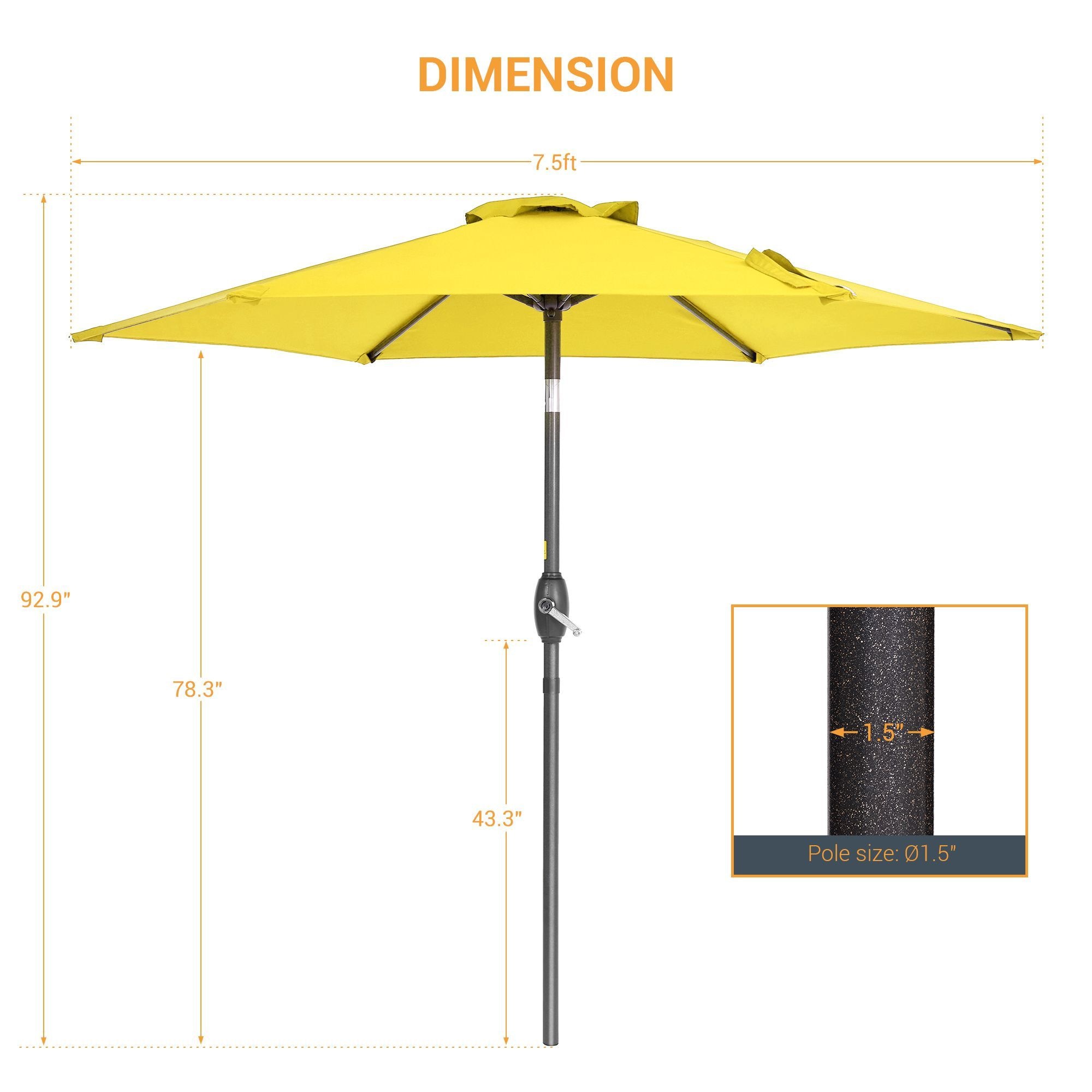 Sonkuki SD-90YW Umbrellas-2 - View #2