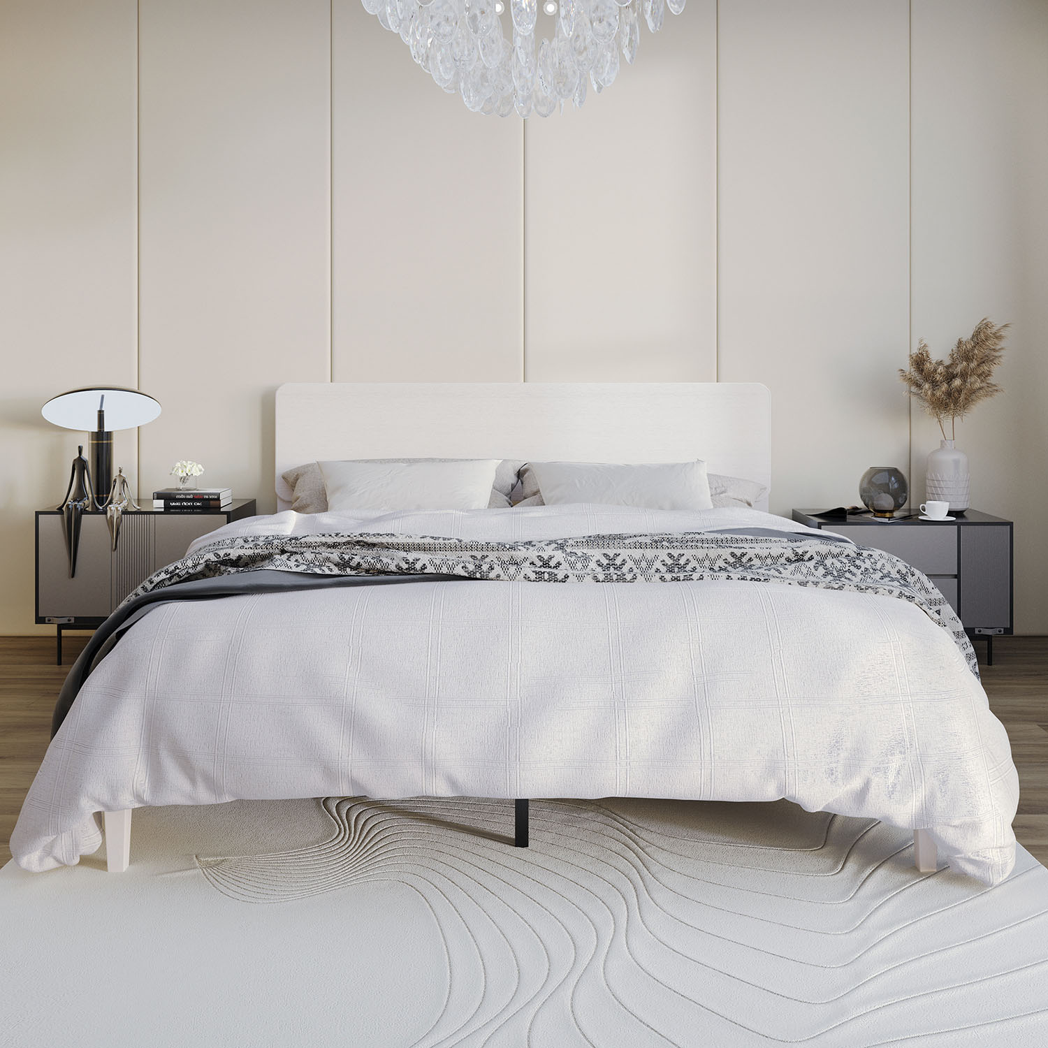 CasePiece C262QPL-WT-WD beds - View #2