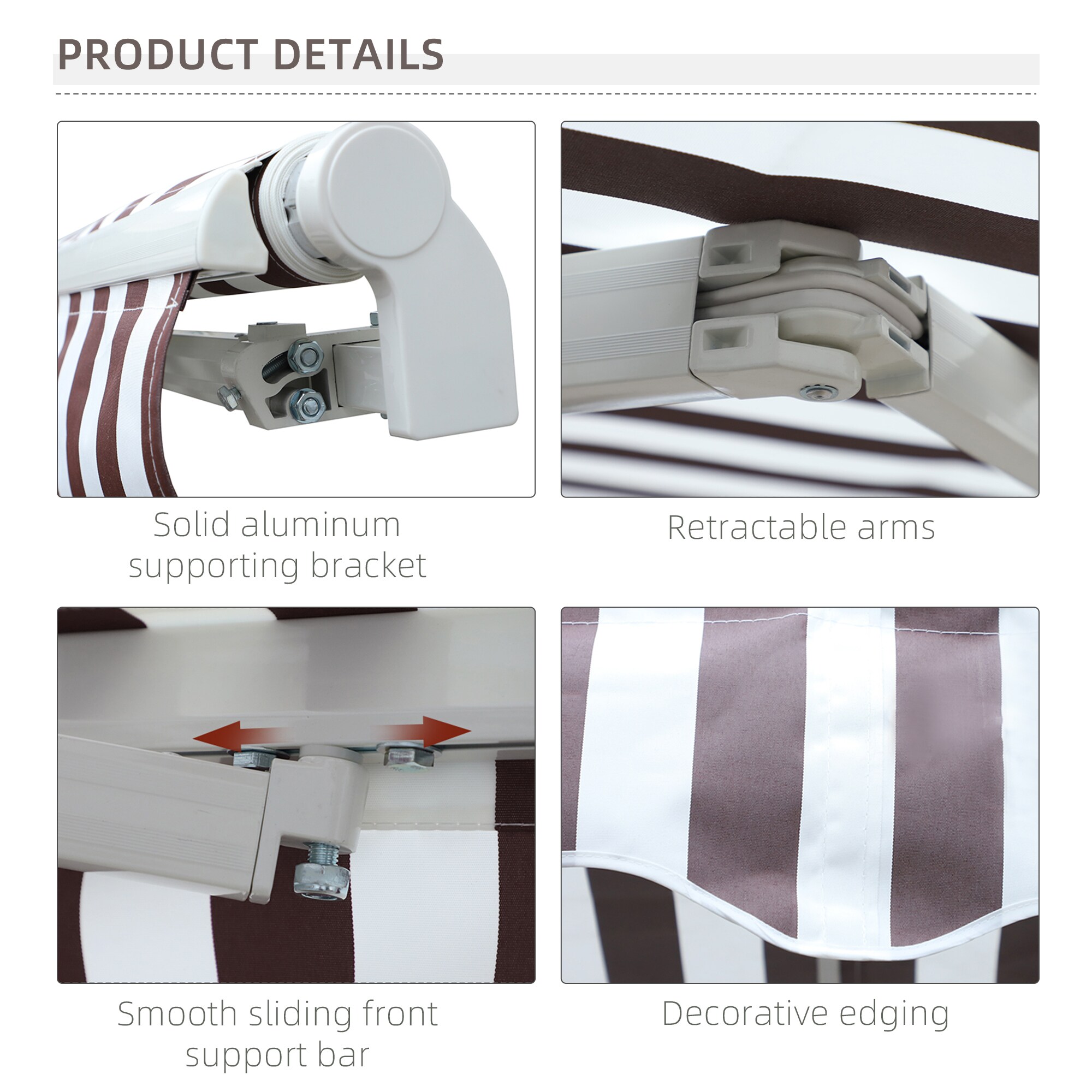 Outsunny 840-150V01CF awnings - View #4