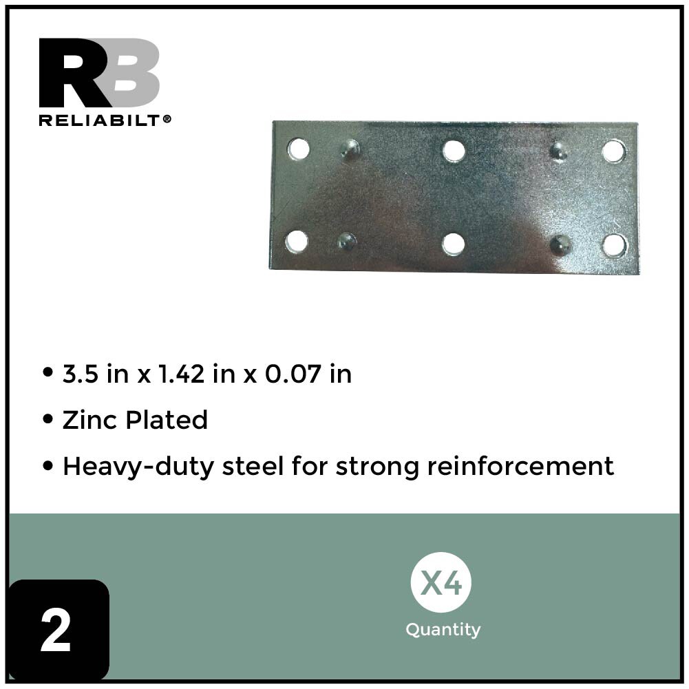 RELIABILT 32013ZCXLG Mending-Plates-Brackets-Braces - View #3