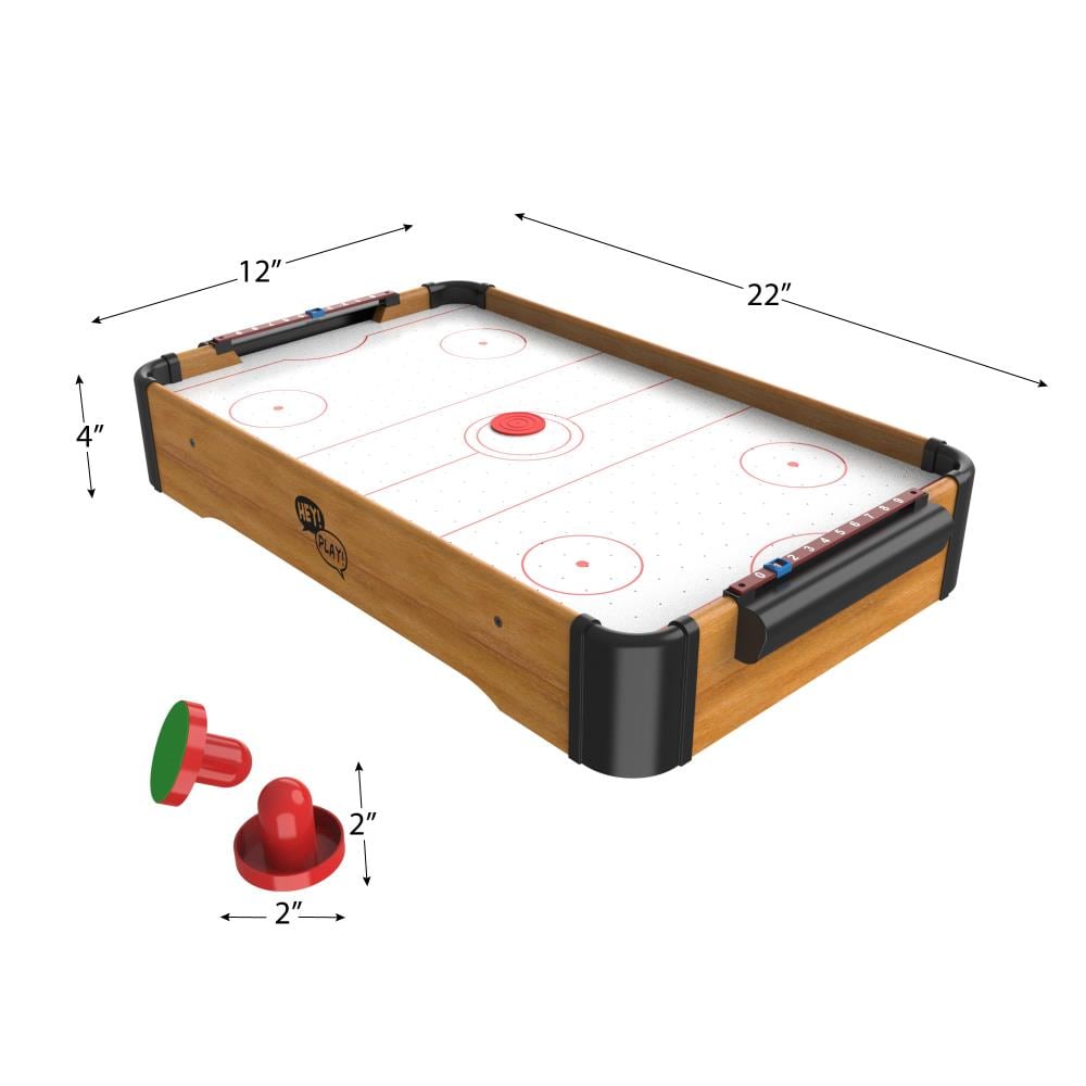 Toy Time 22-Inch Air Hockey Table Mini Arcade Game Tabletop Plastic Air Hockey Table in the Air Hockey Tables department at Lowes