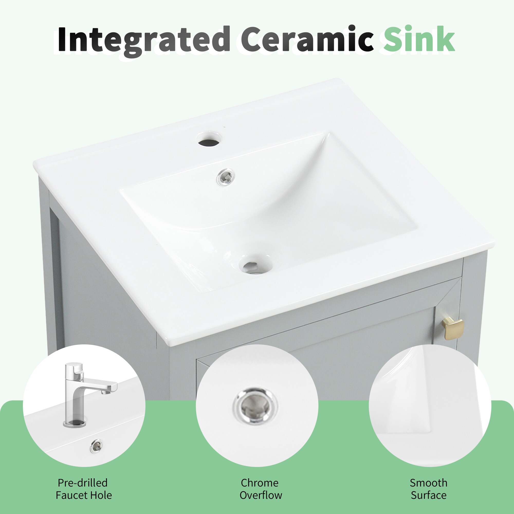 Wooakway FXLS0609-607A231 Bath-Vanity-Combo - View #7